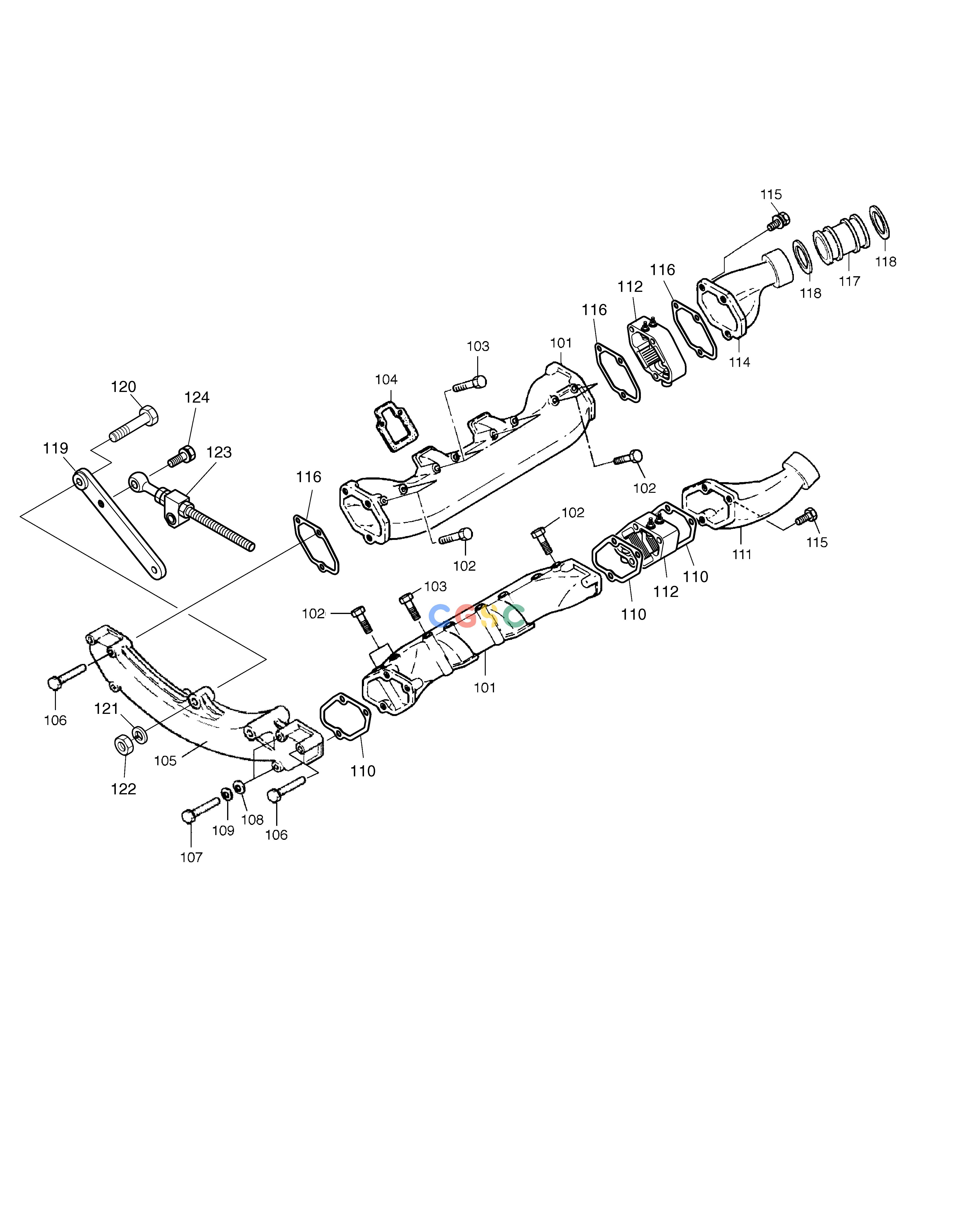 斗山零件查询INTAKE MANIFOLD SOLAR 450LC-V Doosan parts catalog online