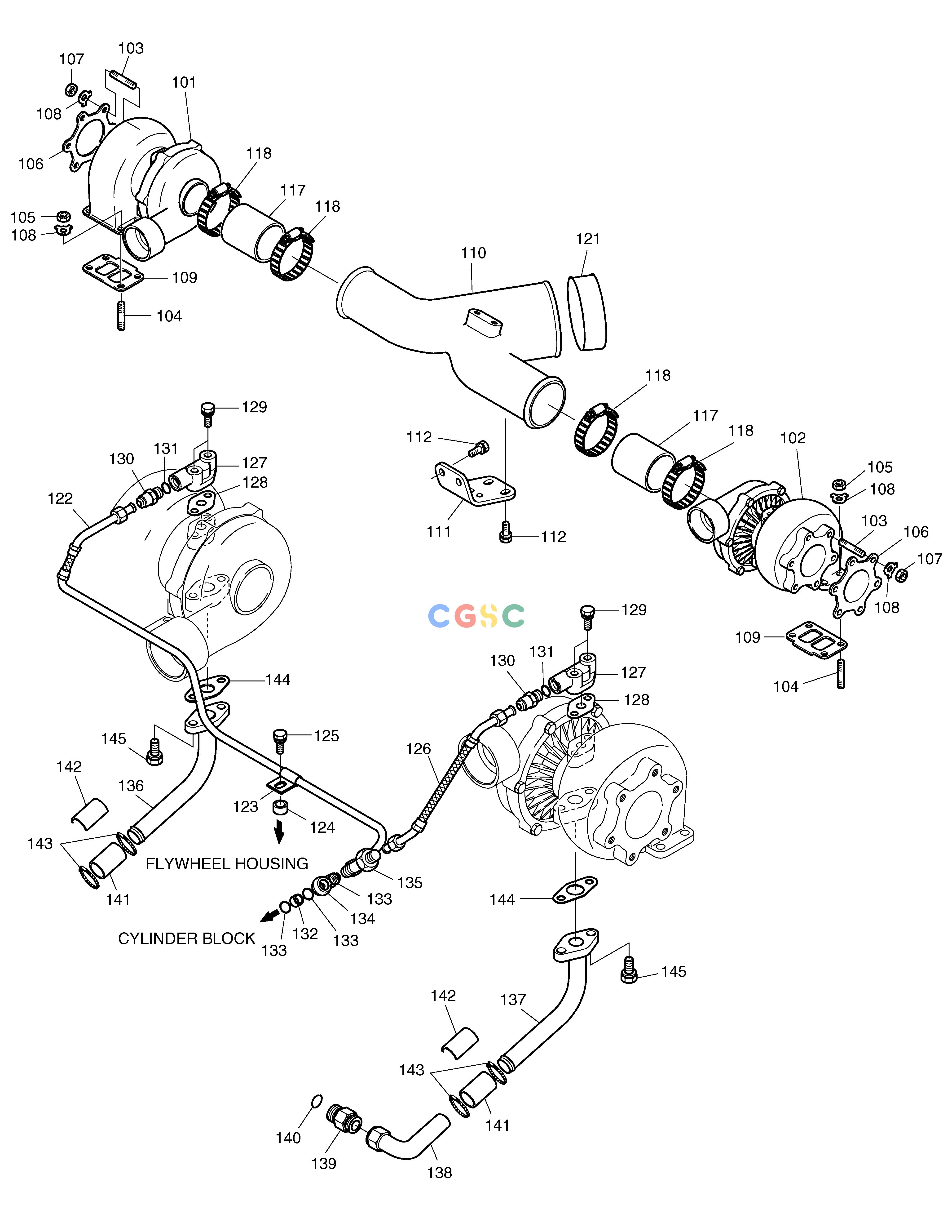斗山零件查询TURBO CHARGER SOLAR 450LC-V Doosan parts catalog online