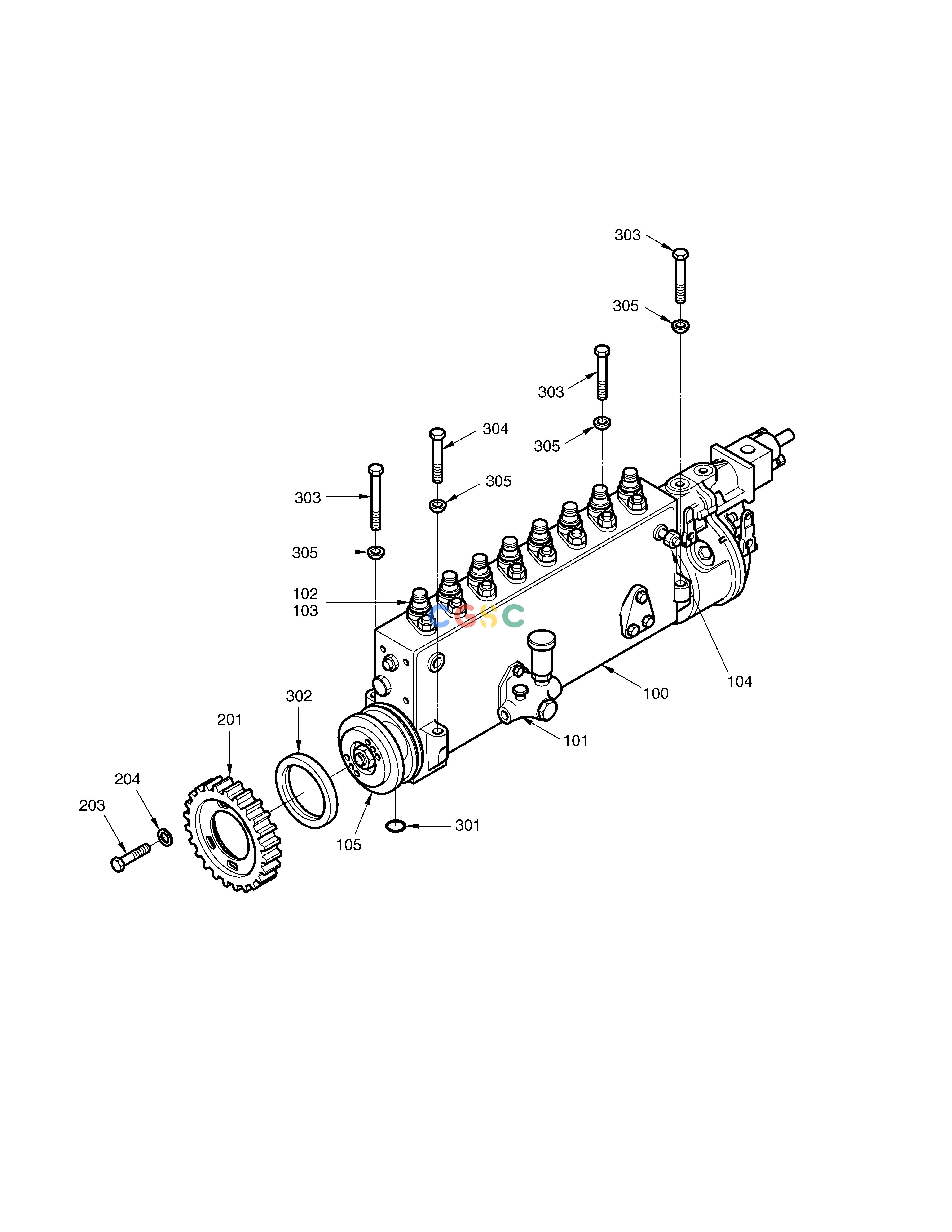 斗山零件查询FUEL INJECTION PUMP SOLAR 450LC-V Doosan parts catalog online