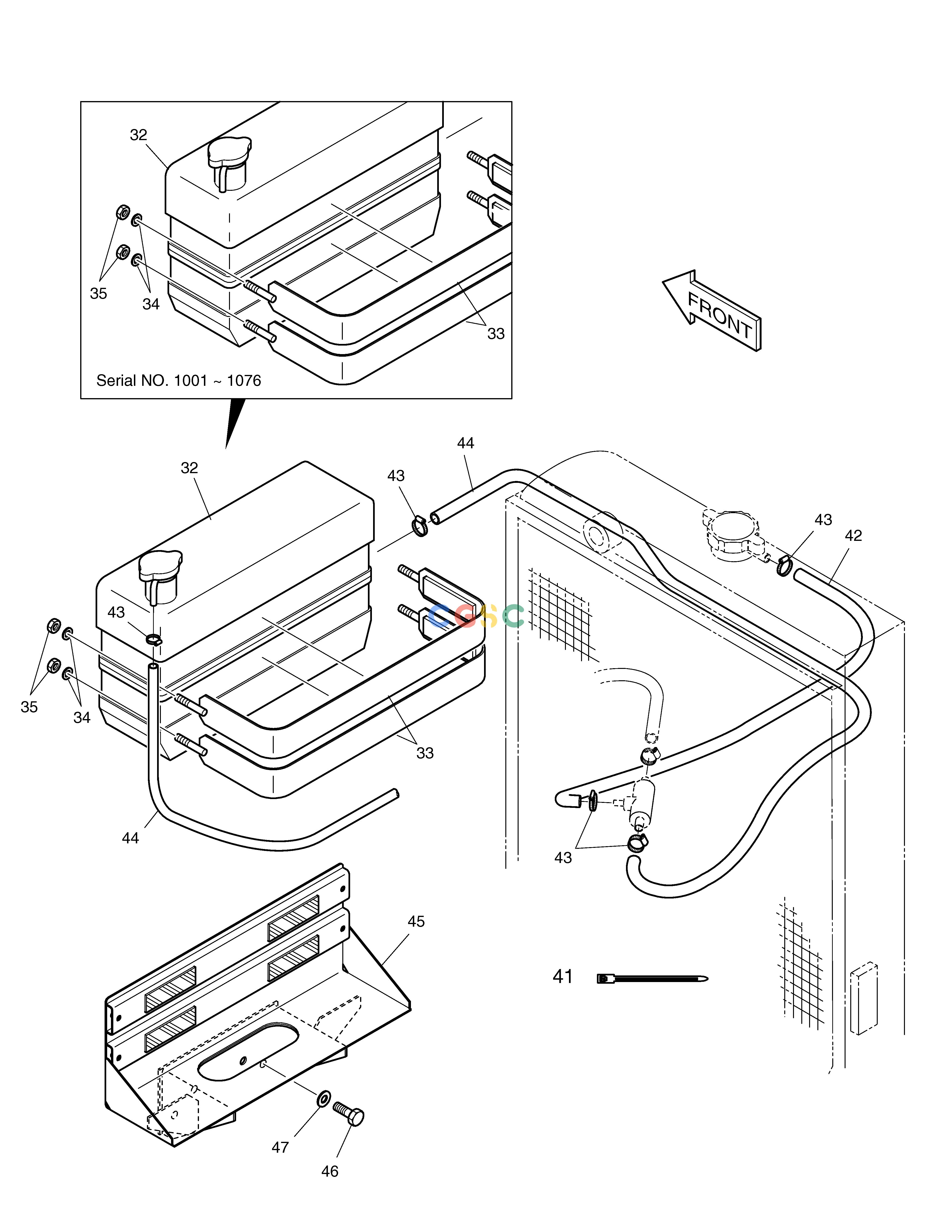 斗山零件查询RESERVE TANK SOLAR 450LC-V Doosan parts catalog online