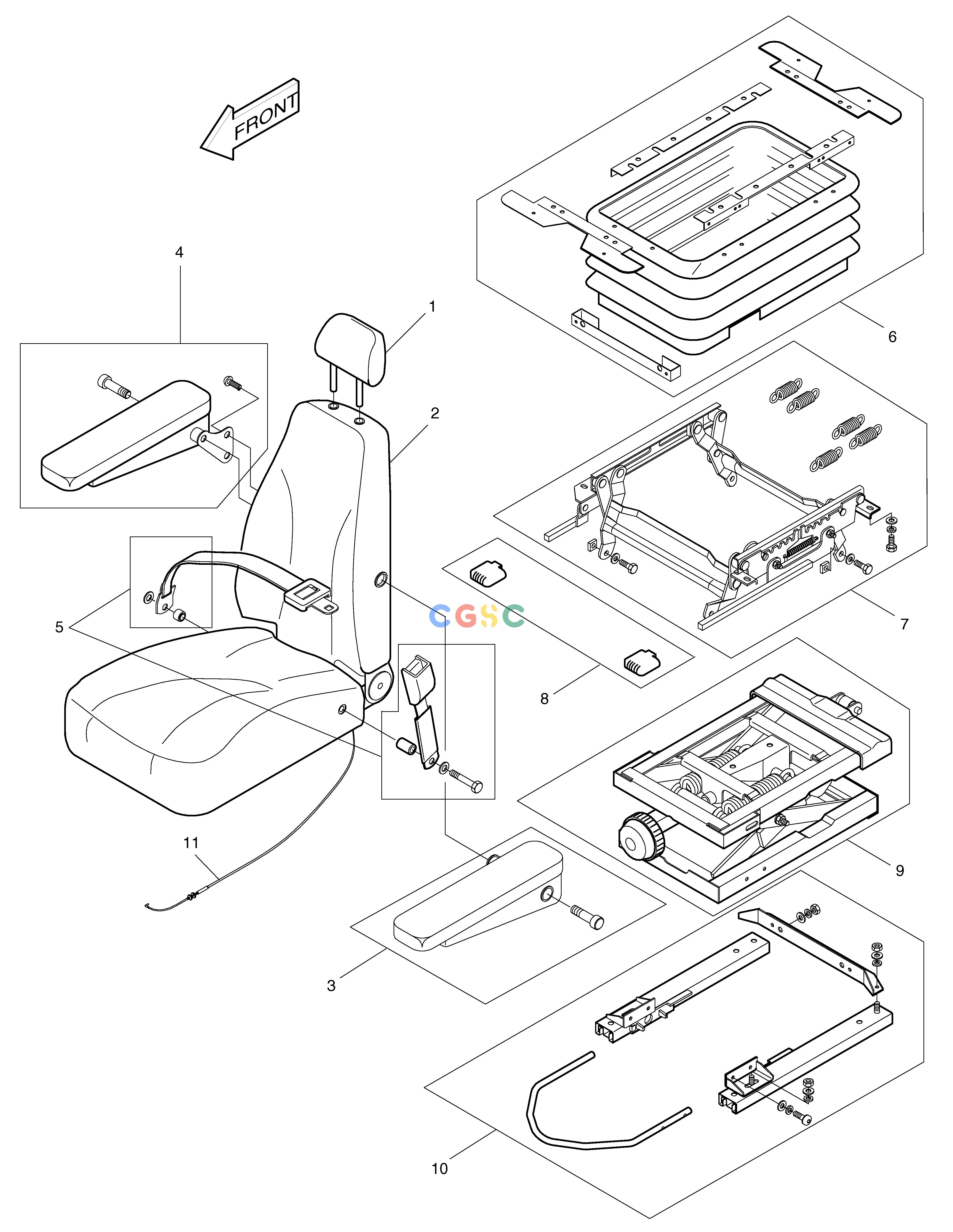 斗山零件查询SEAT-EUROPE & U.S.A SOLAR 450LC-V Doosan parts catalog online
