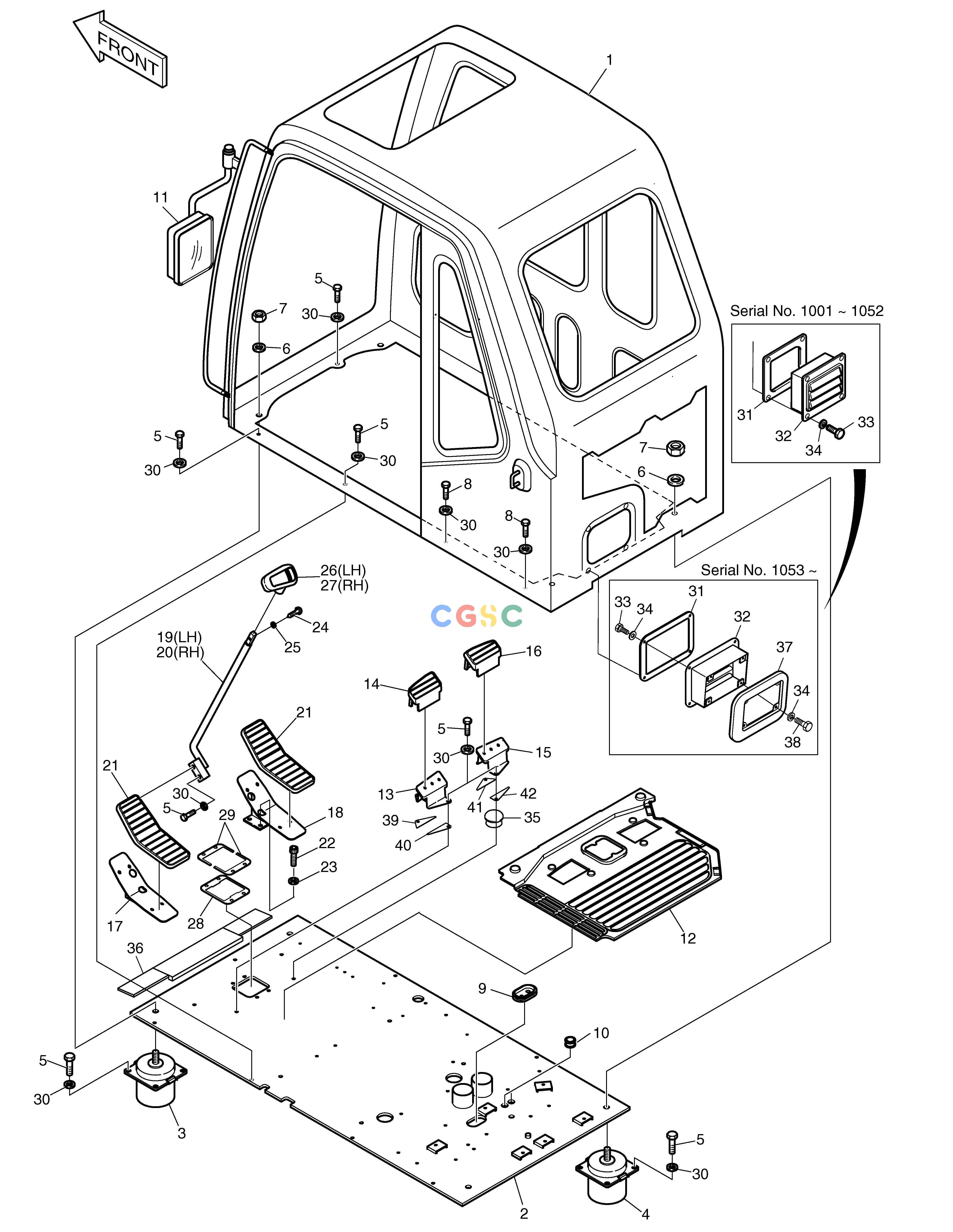 斗山零件查询CABIN ASS'Y SOLAR 450LC-V Doosan parts catalog online