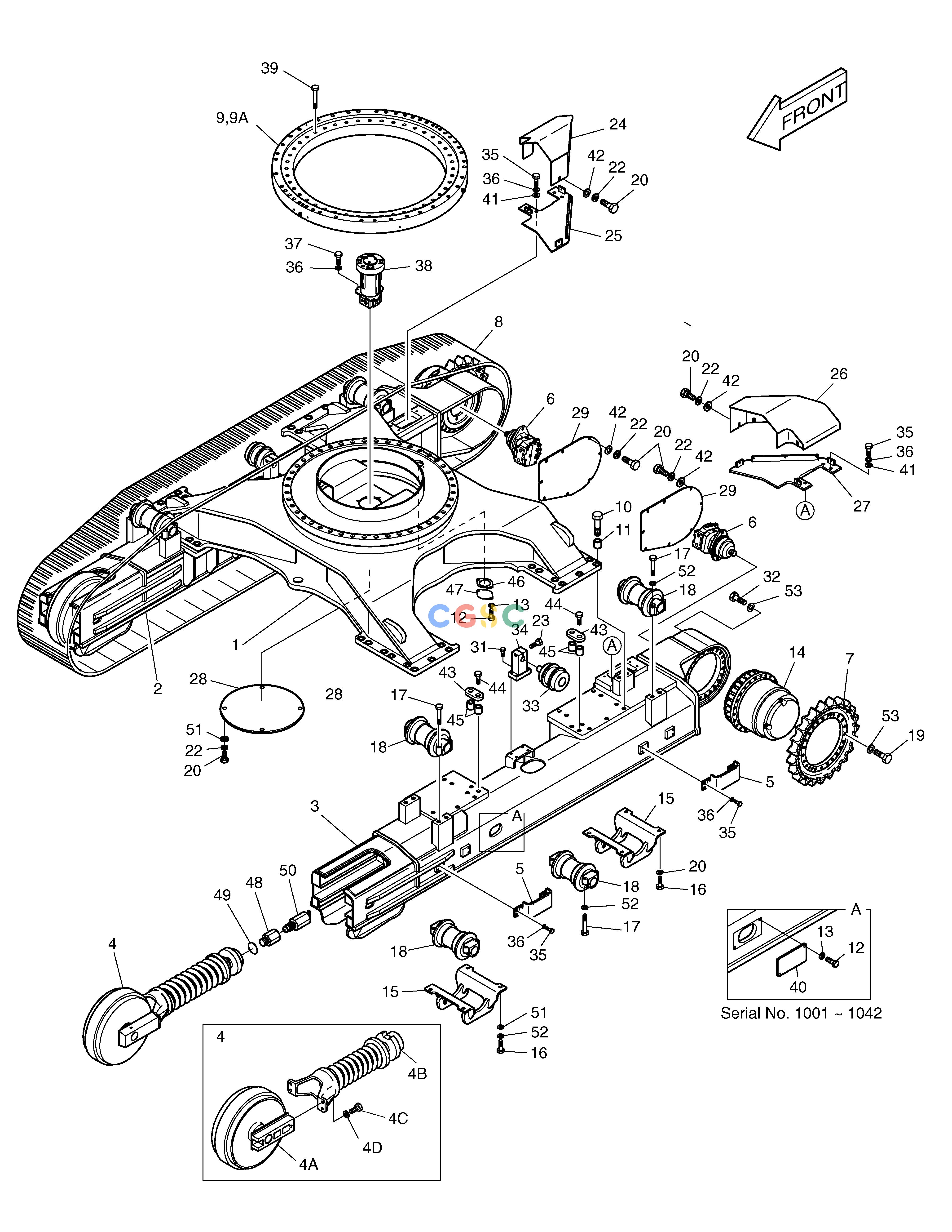 斗山零件查询TRACK SOLAR 450LC-V Doosan parts catalog online