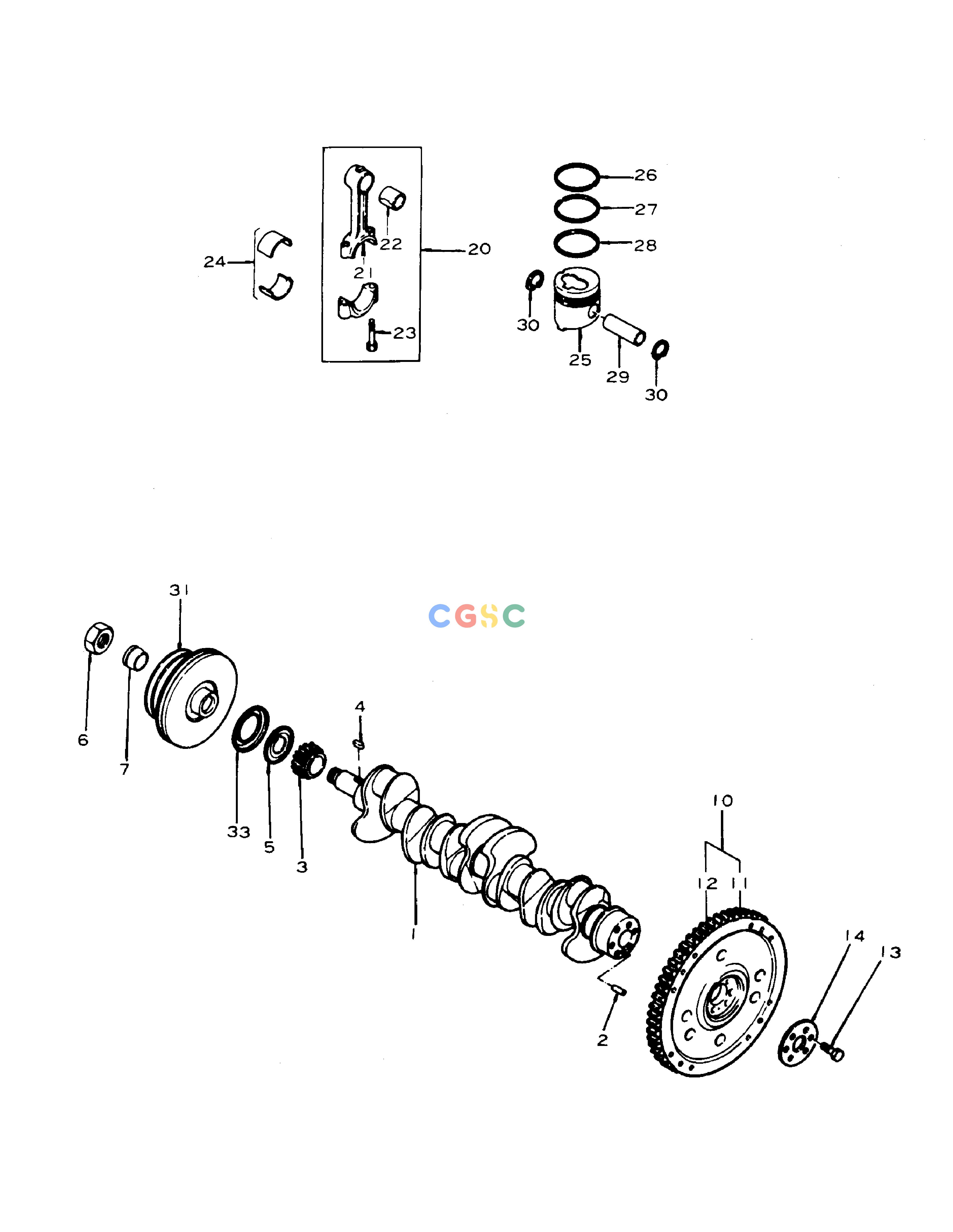 斗山零件查询CRANK SHAFT SOLAR 130-2 Doosan parts catalog online