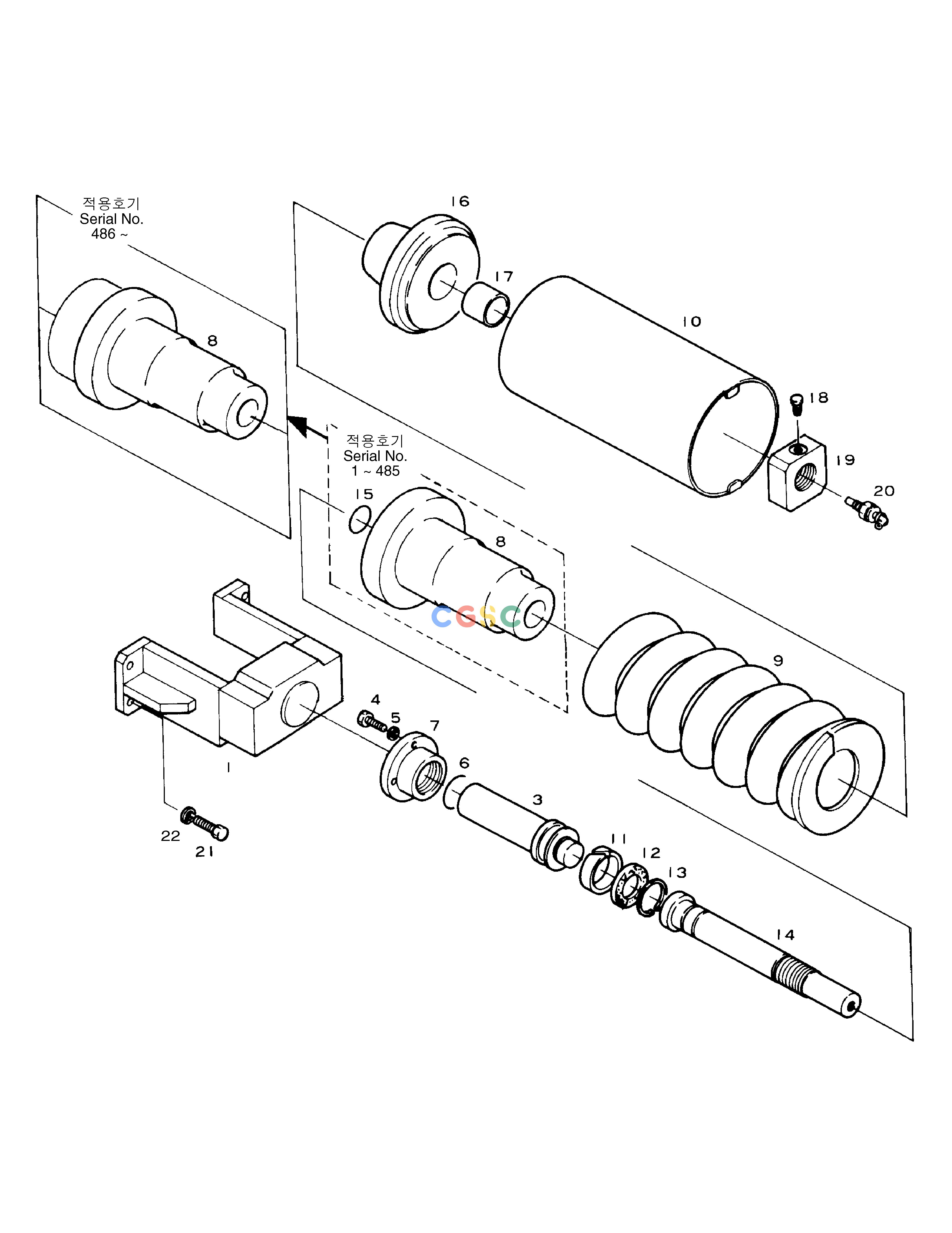 斗山零件查询TRACK SPRING SOLAR 130-2 Doosan parts catalog online