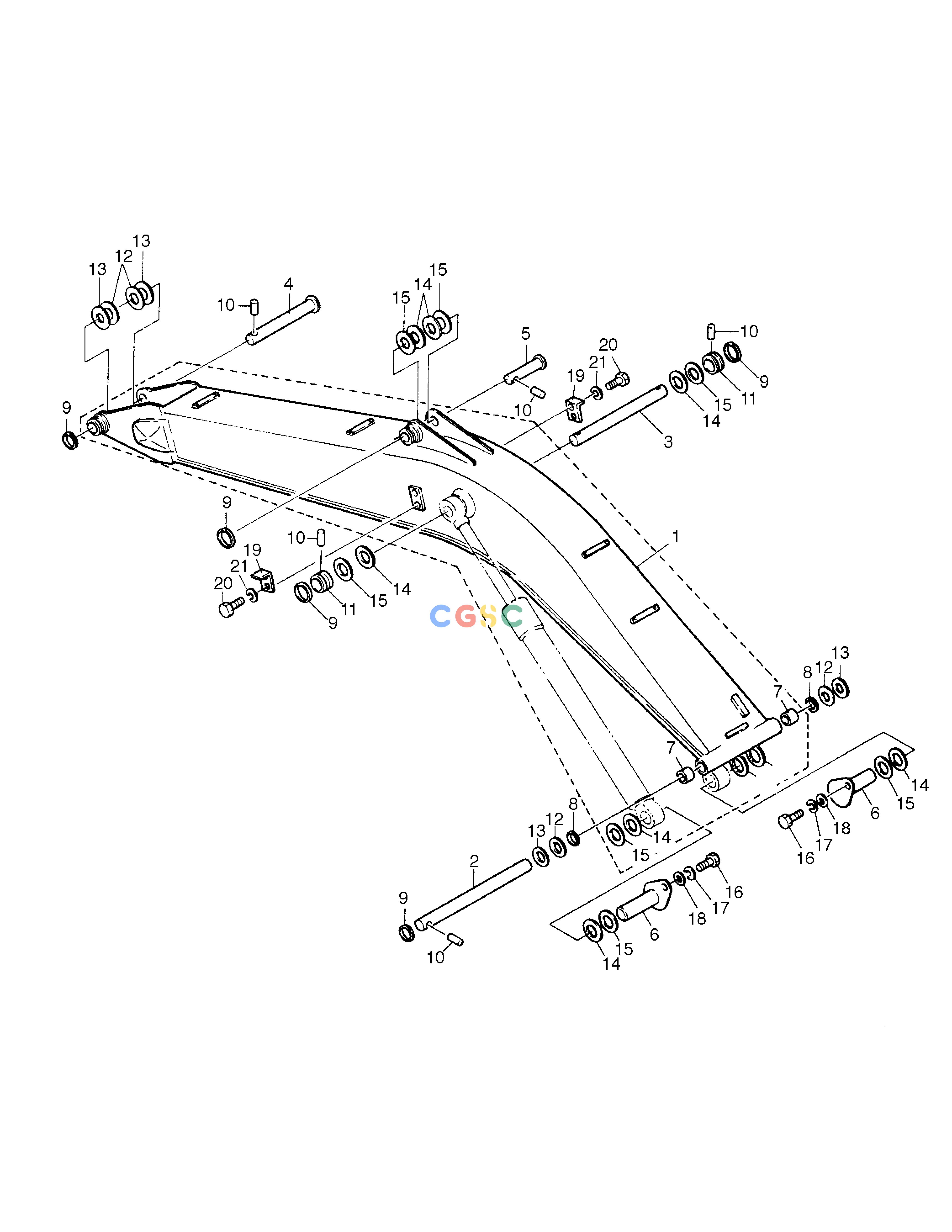斗山零件查询BOOM-4.6M SOLAR 130-2 Doosan parts catalog online