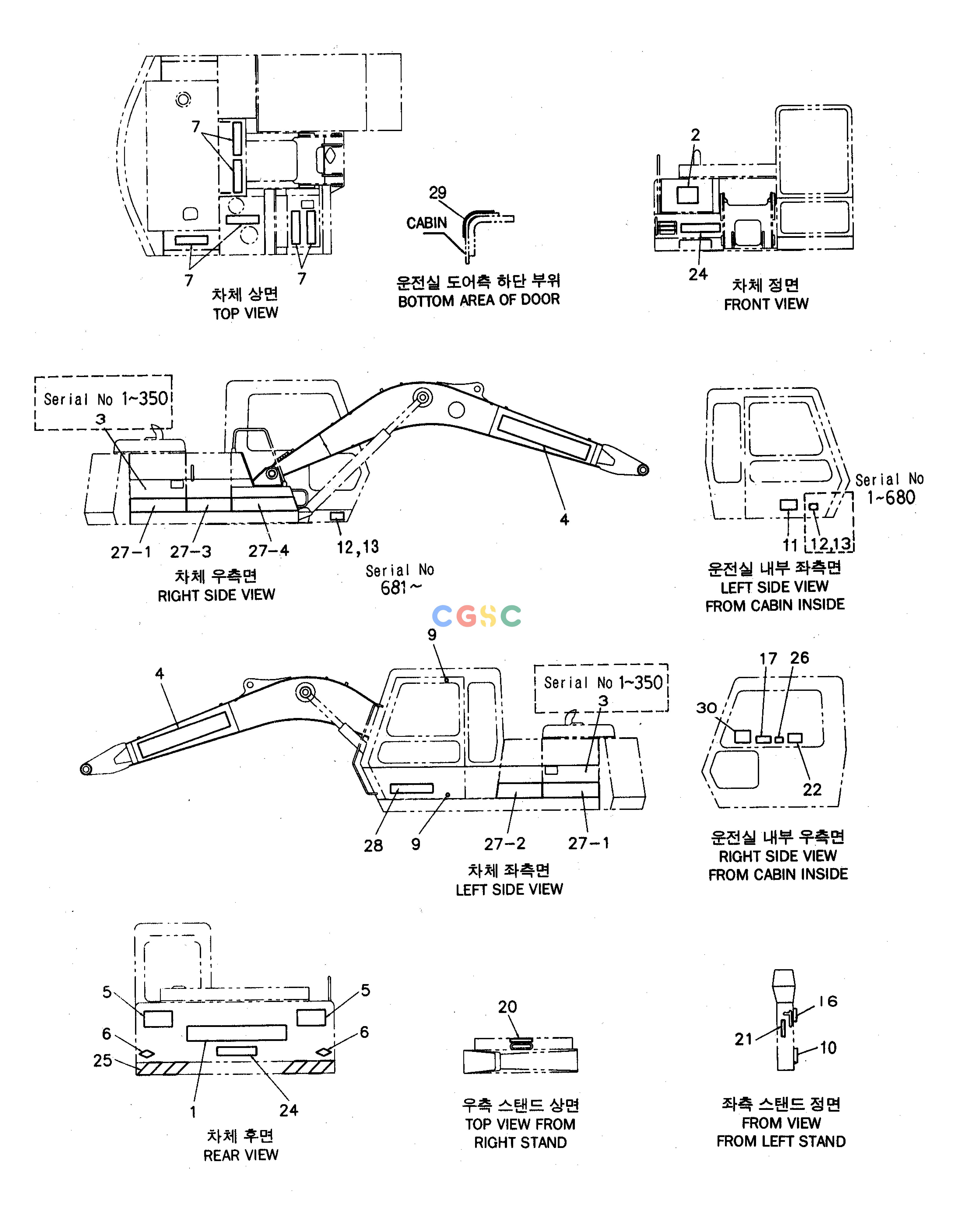 斗山零件查询NAME PLATE SOLAR 130-2 Doosan parts catalog online