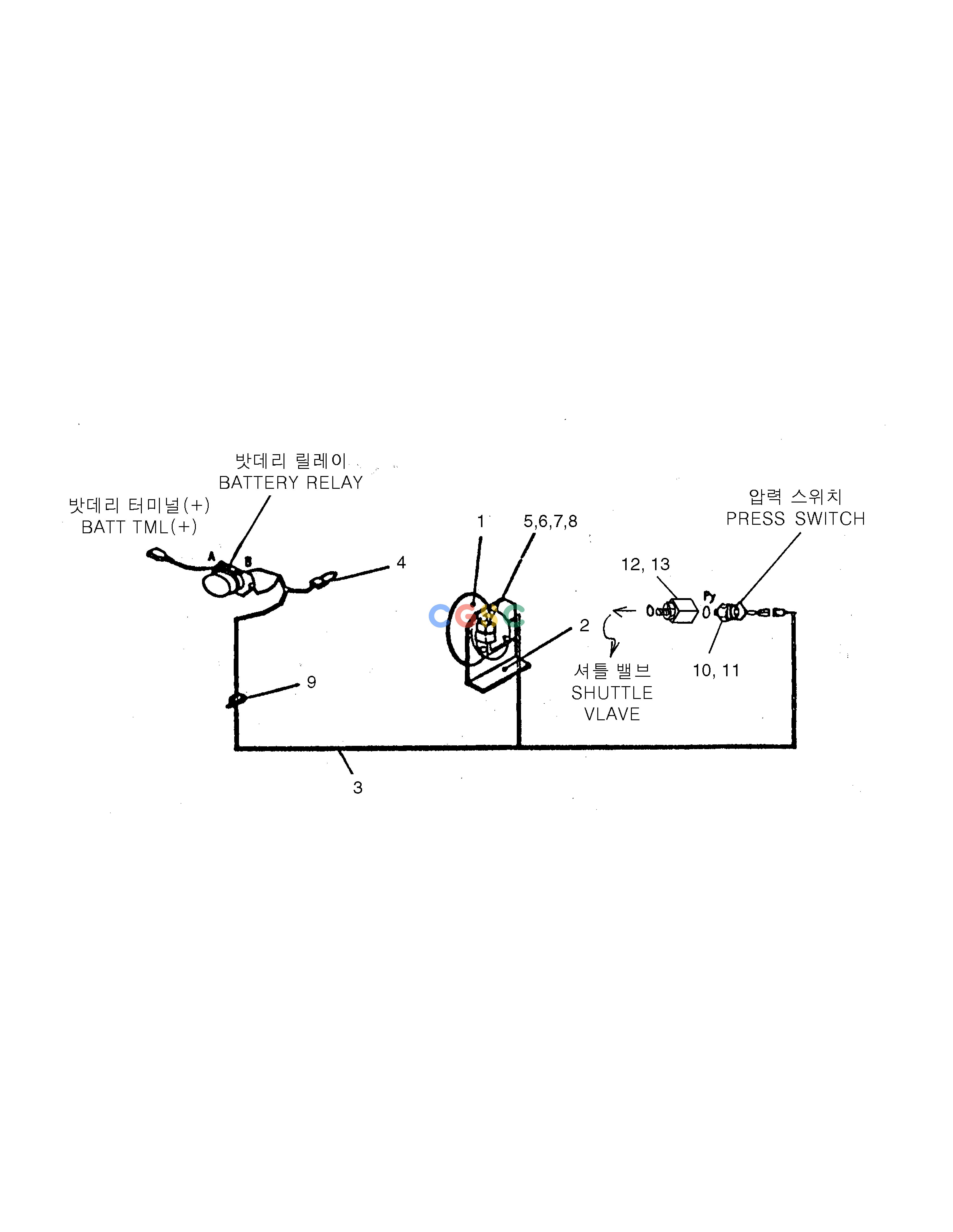 斗山零件查询TRAVEL ALARM SOLAR 130-2 Doosan parts catalog online