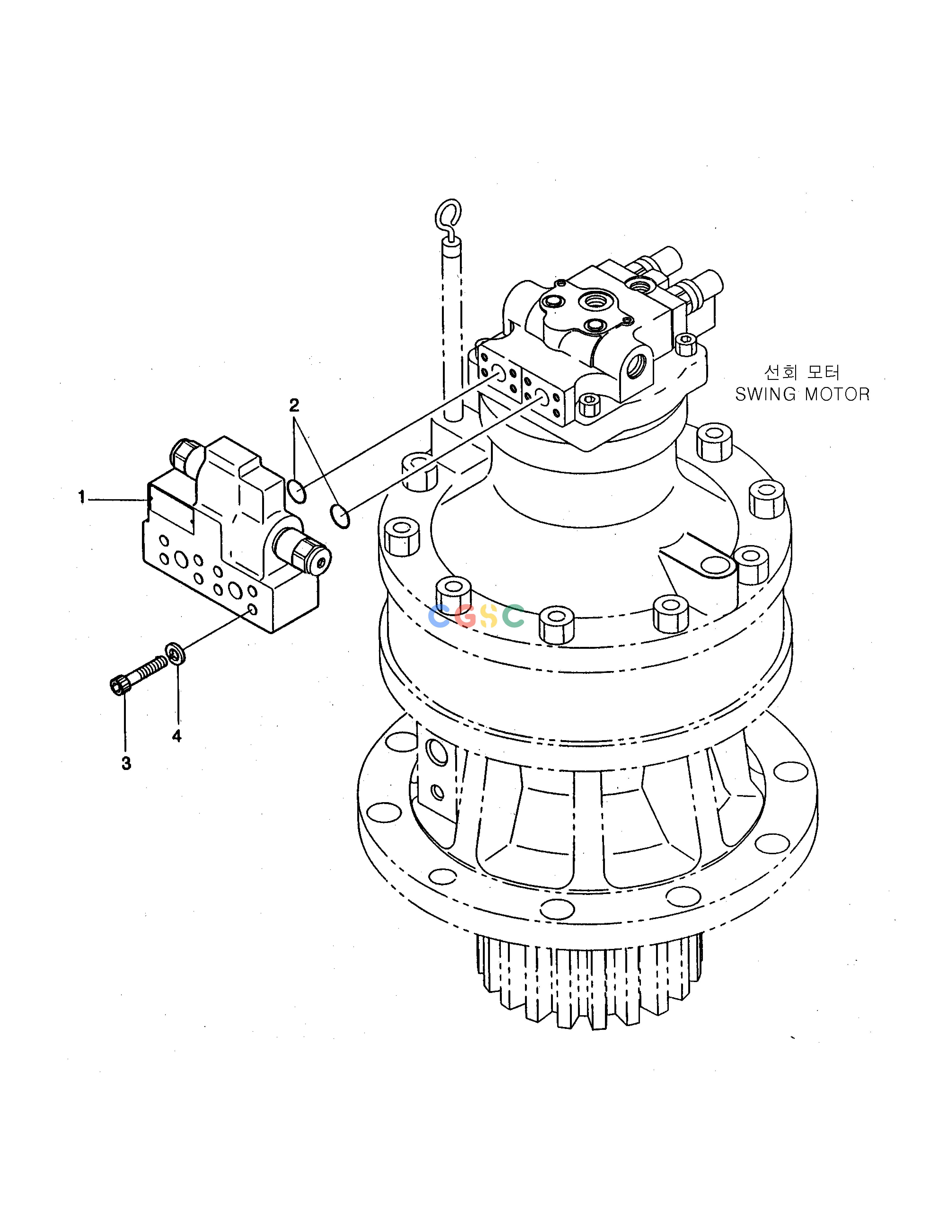斗山零件查询SWING REACTIONLESS VALVE SOLAR 130-2 Doosan parts catalog online