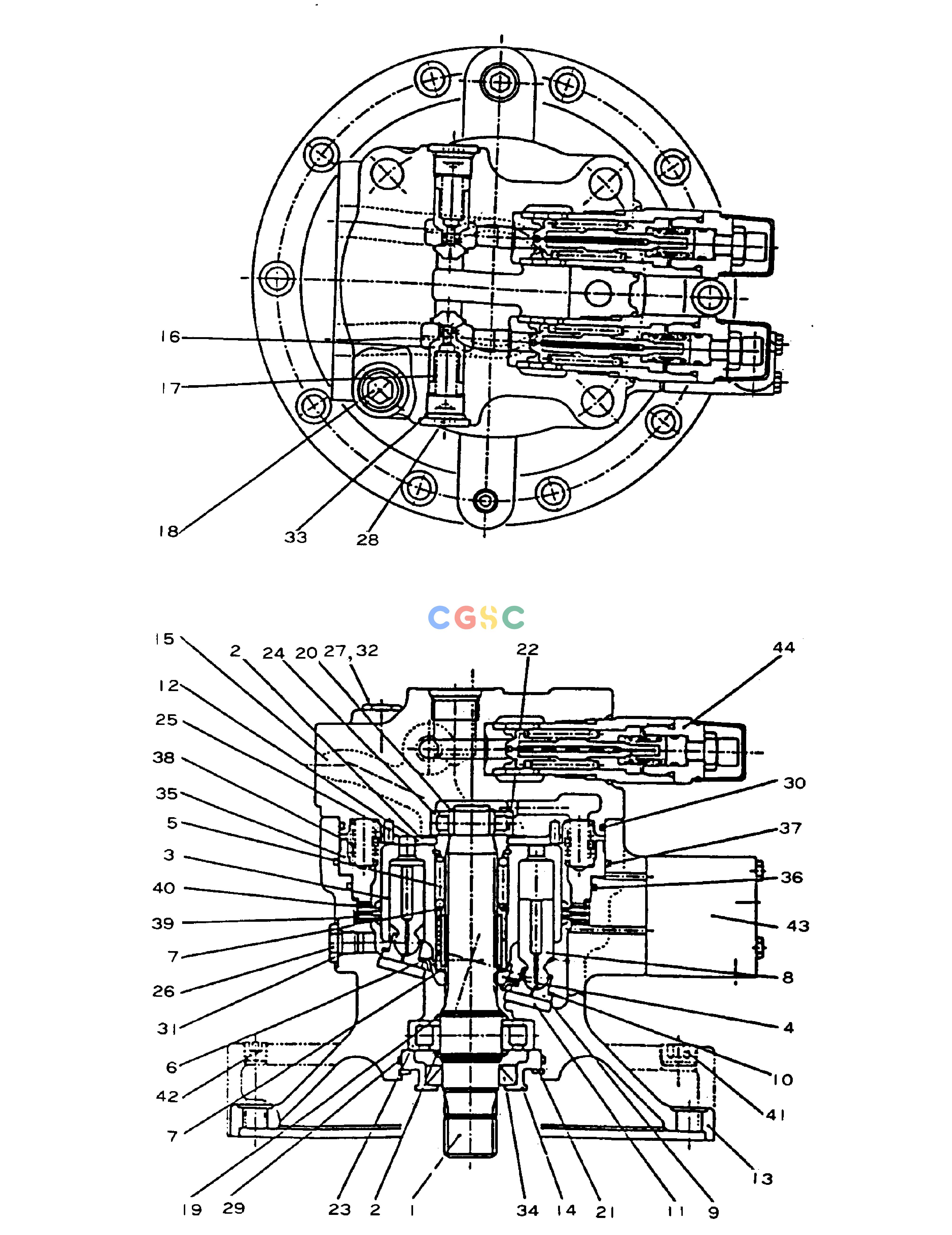 斗山零件查询SWING MOTOR SOLAR 130-2 Doosan parts catalog online