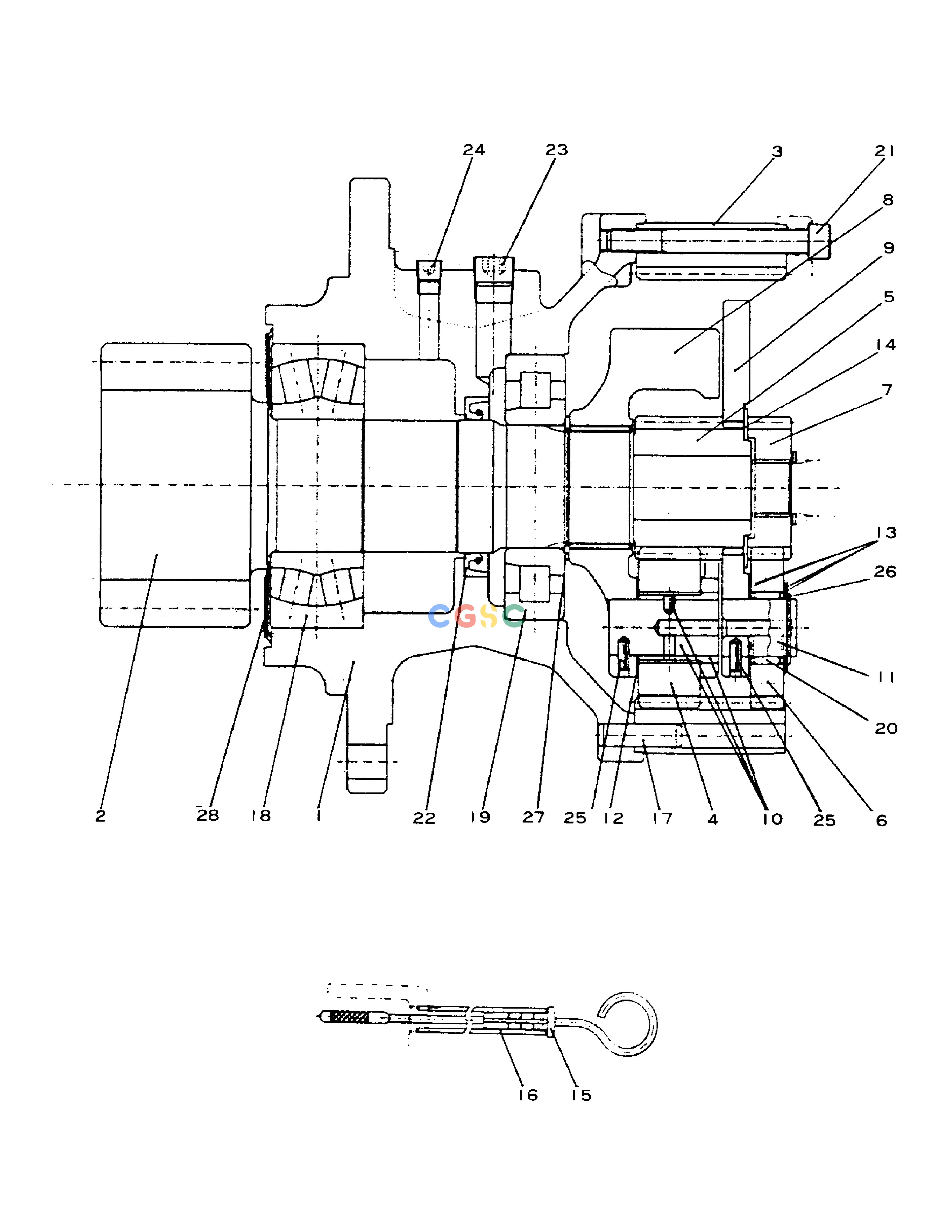 斗山零件查询SWING REDUCTION DEVICE SOLAR 130-2 Doosan parts catalog online