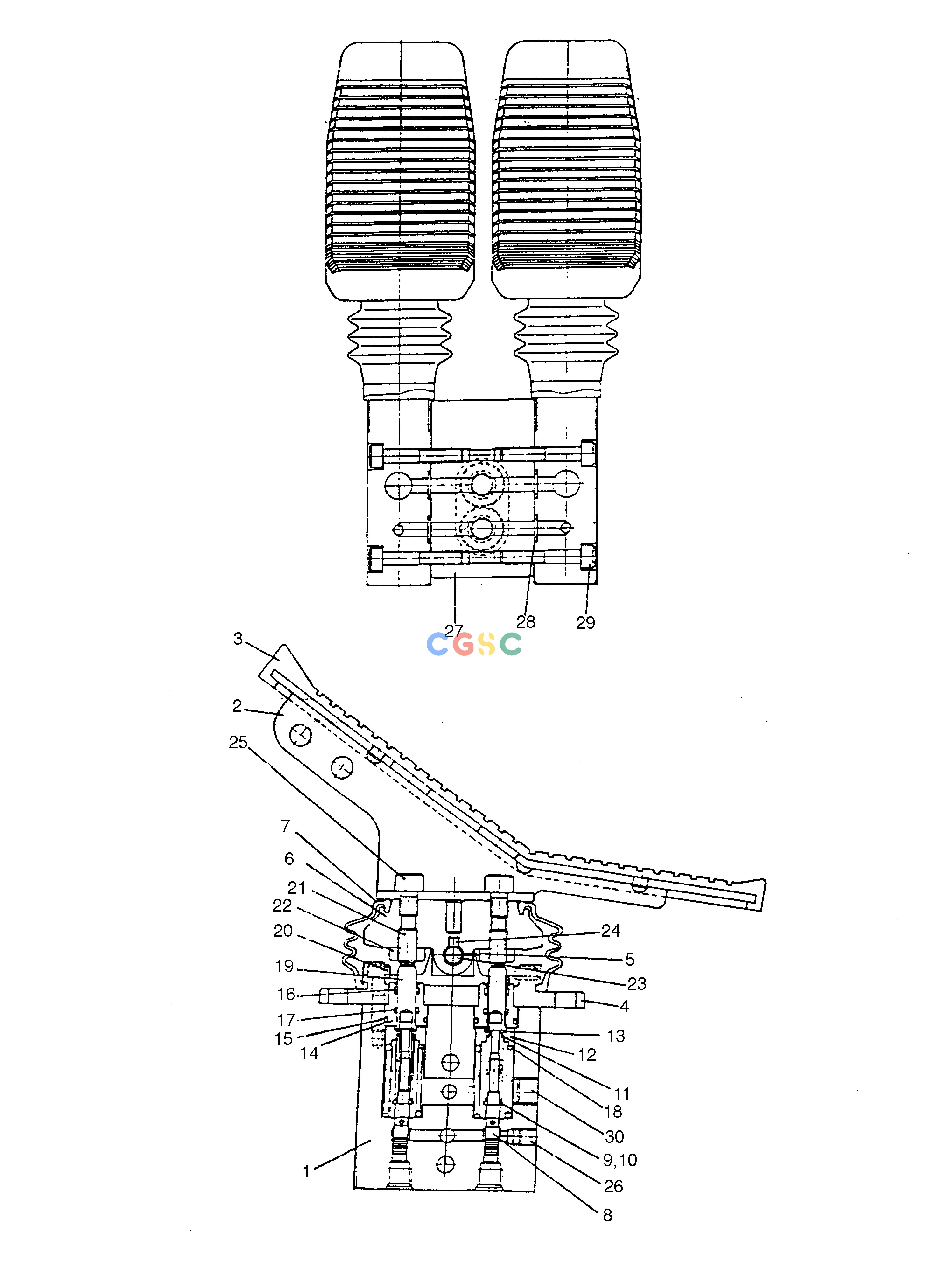 斗山零件查询REMOTE CONTROL VALVE(5) SOLAR 130-2 Doosan parts catalog online
