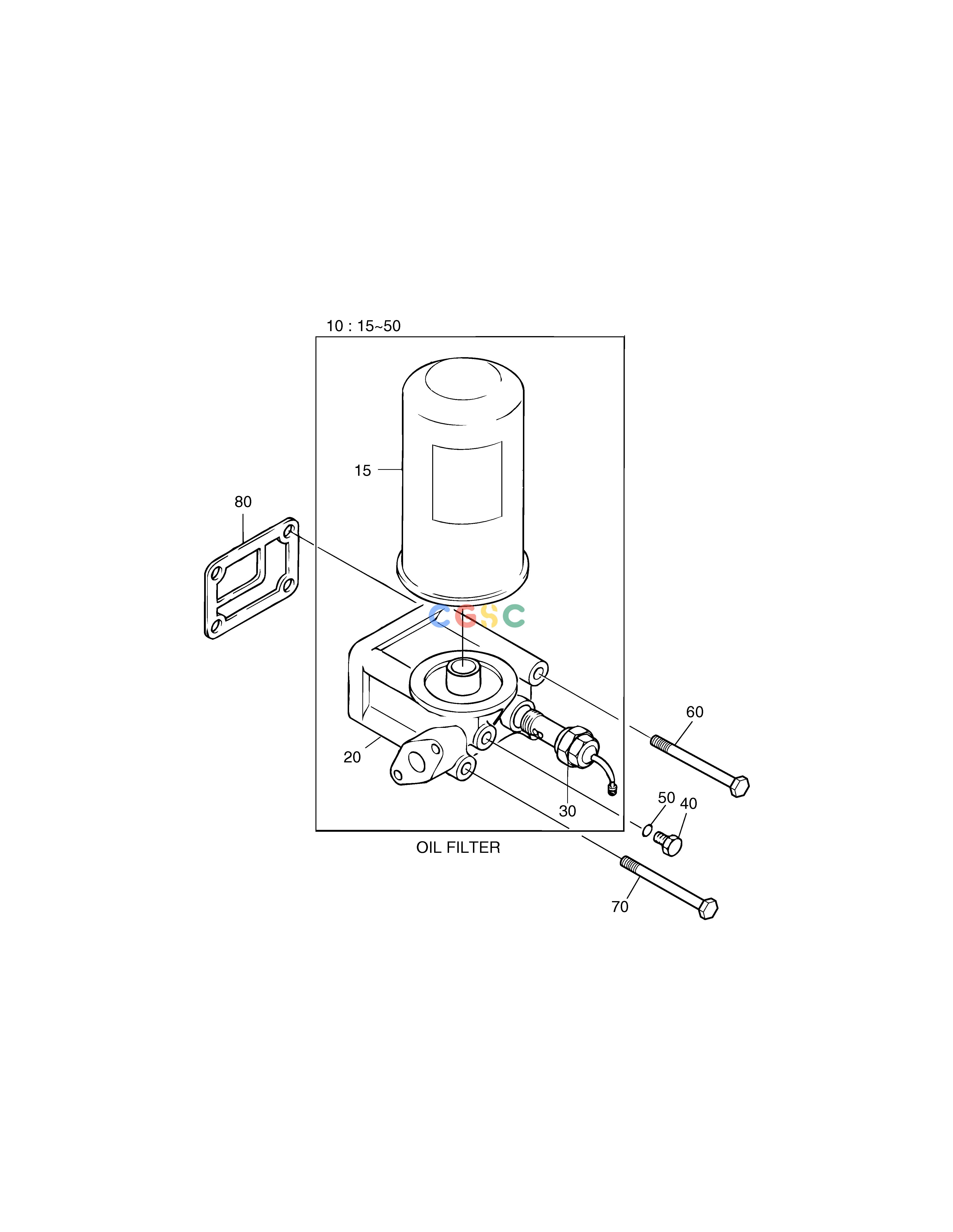 斗山零件查询OIL FILTER DD80 Doosan parts catalog online