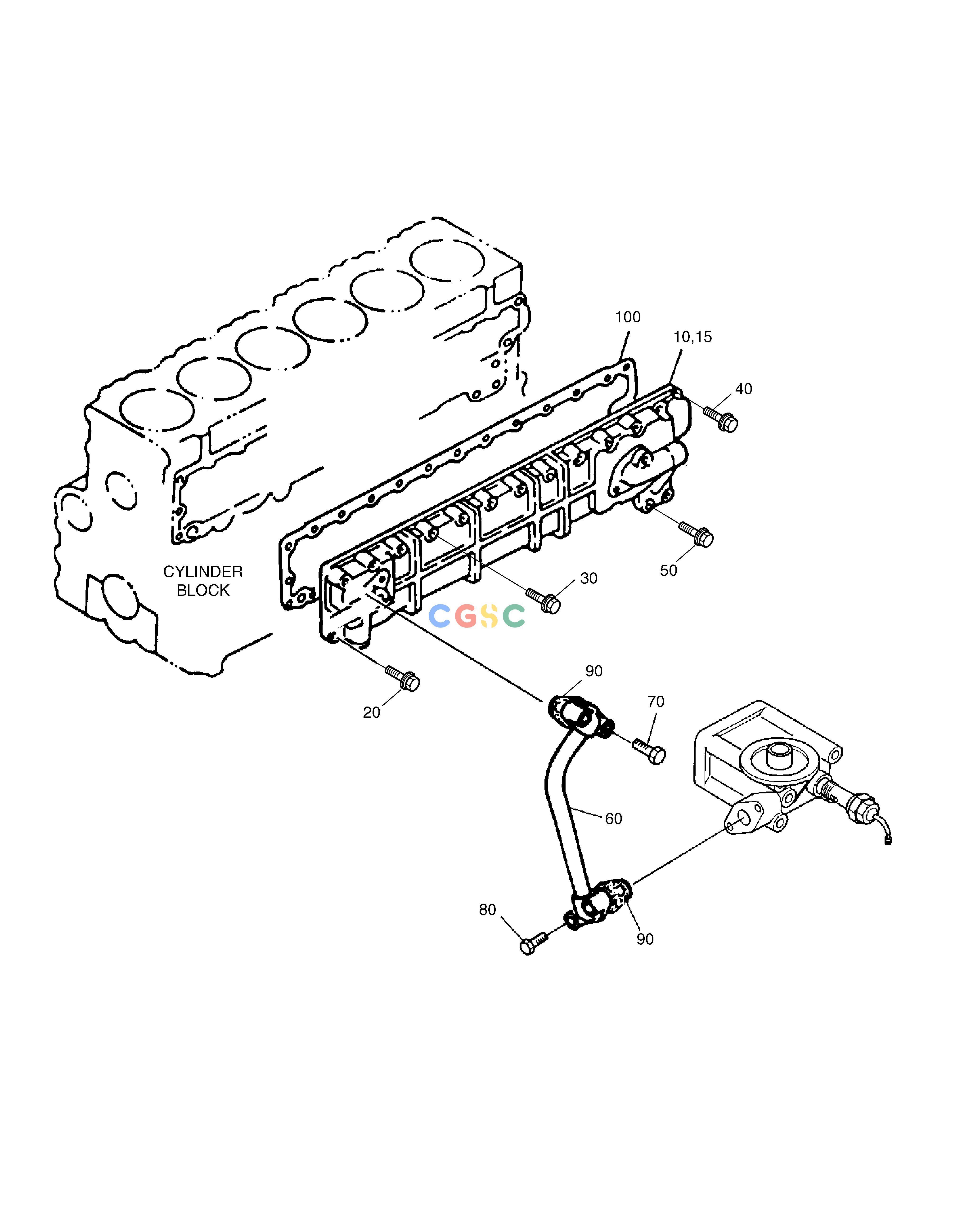 斗山零件查询OIL COOLER DD80 Doosan parts catalog online