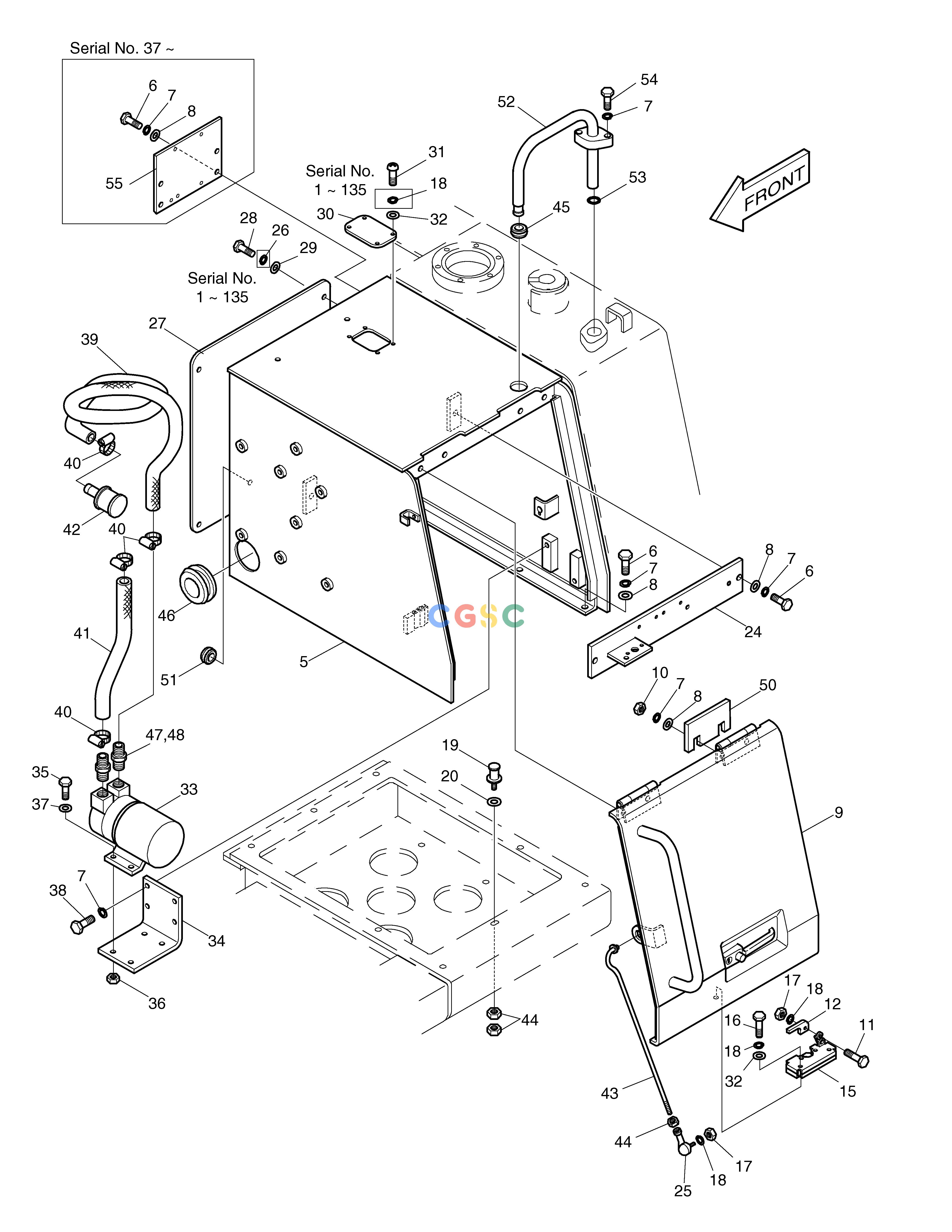 斗山零件查询BATTERY BOX DD80 Doosan parts catalog online