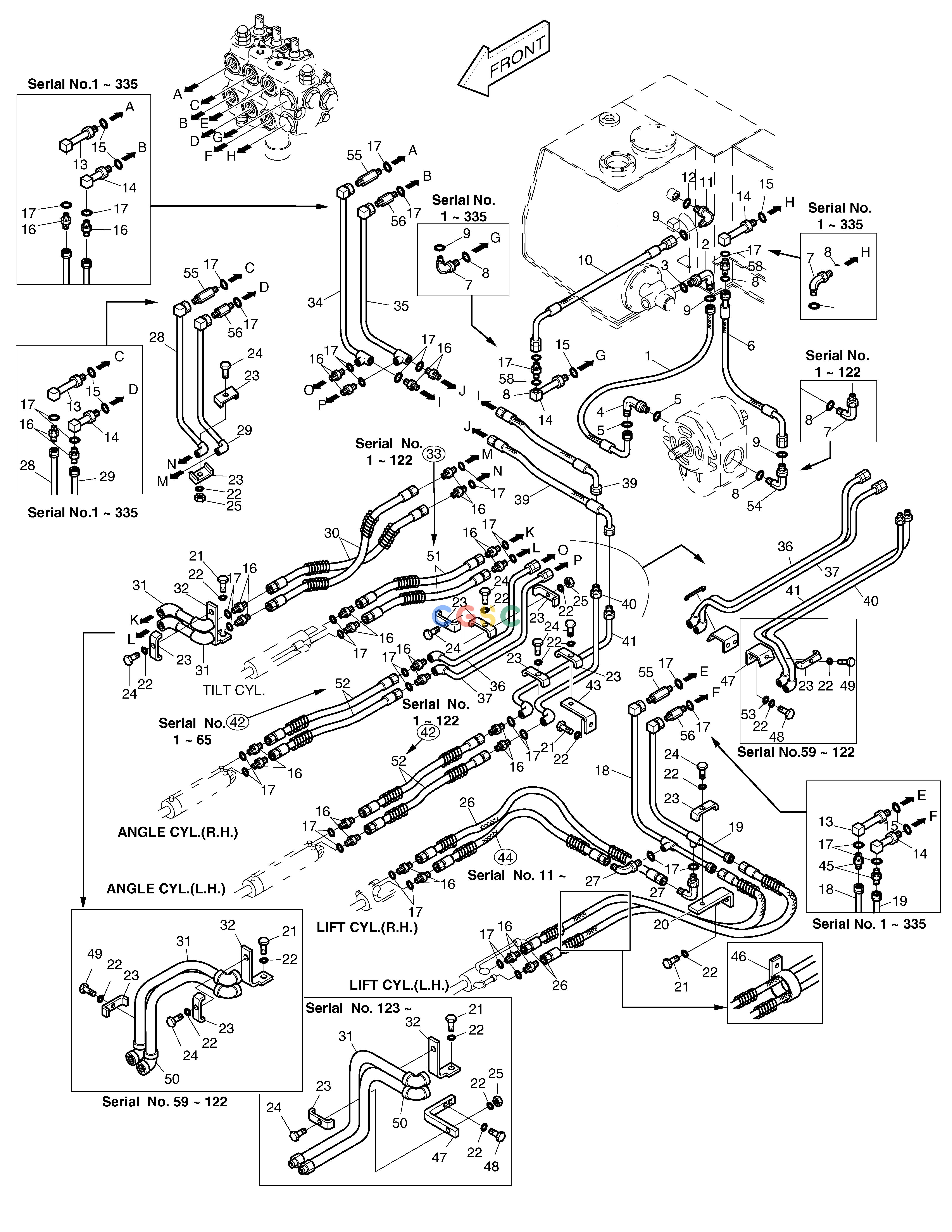 斗山零件查询IMPLEMENT PIPING DD80 Doosan parts catalog online