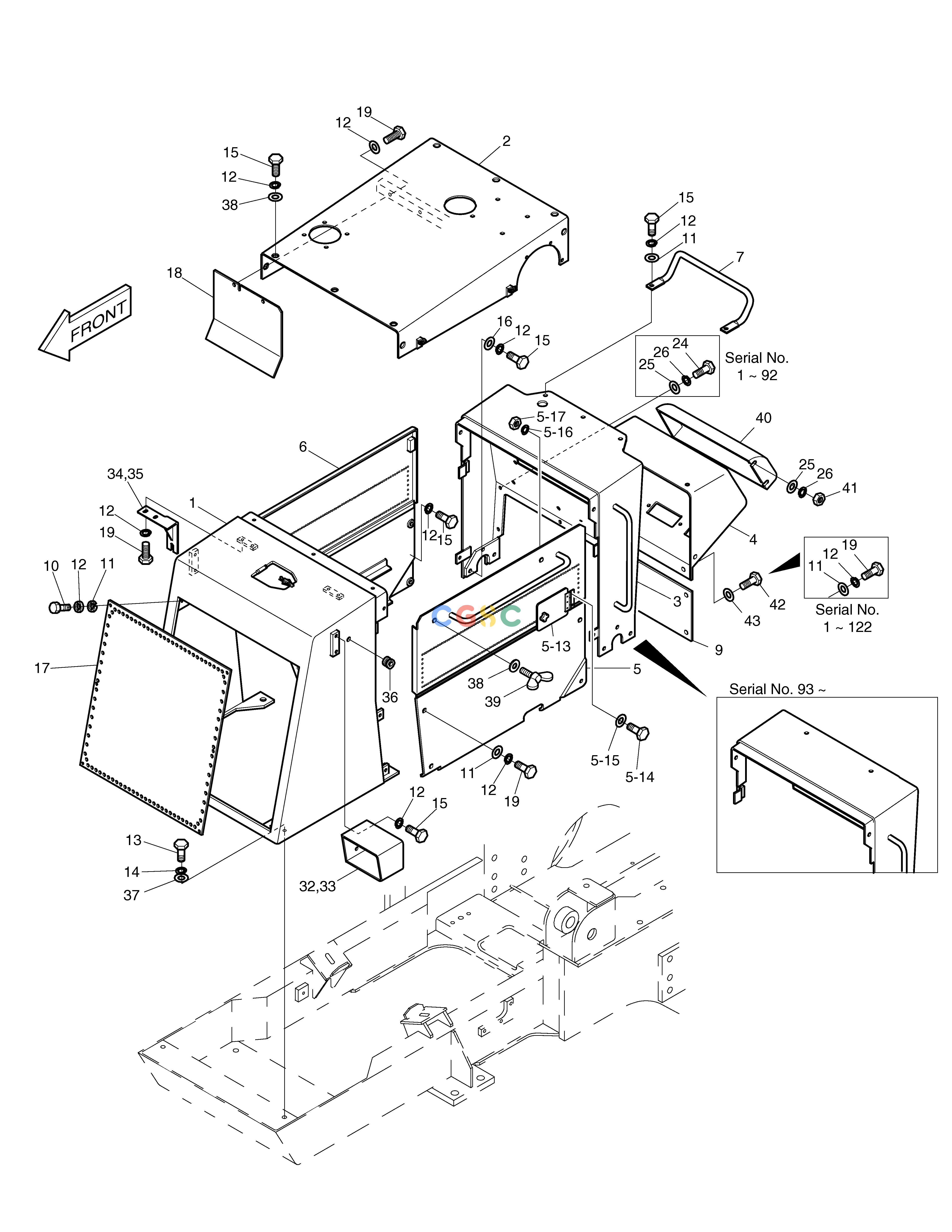 斗山零件查询COVER DD80 Doosan parts catalog online