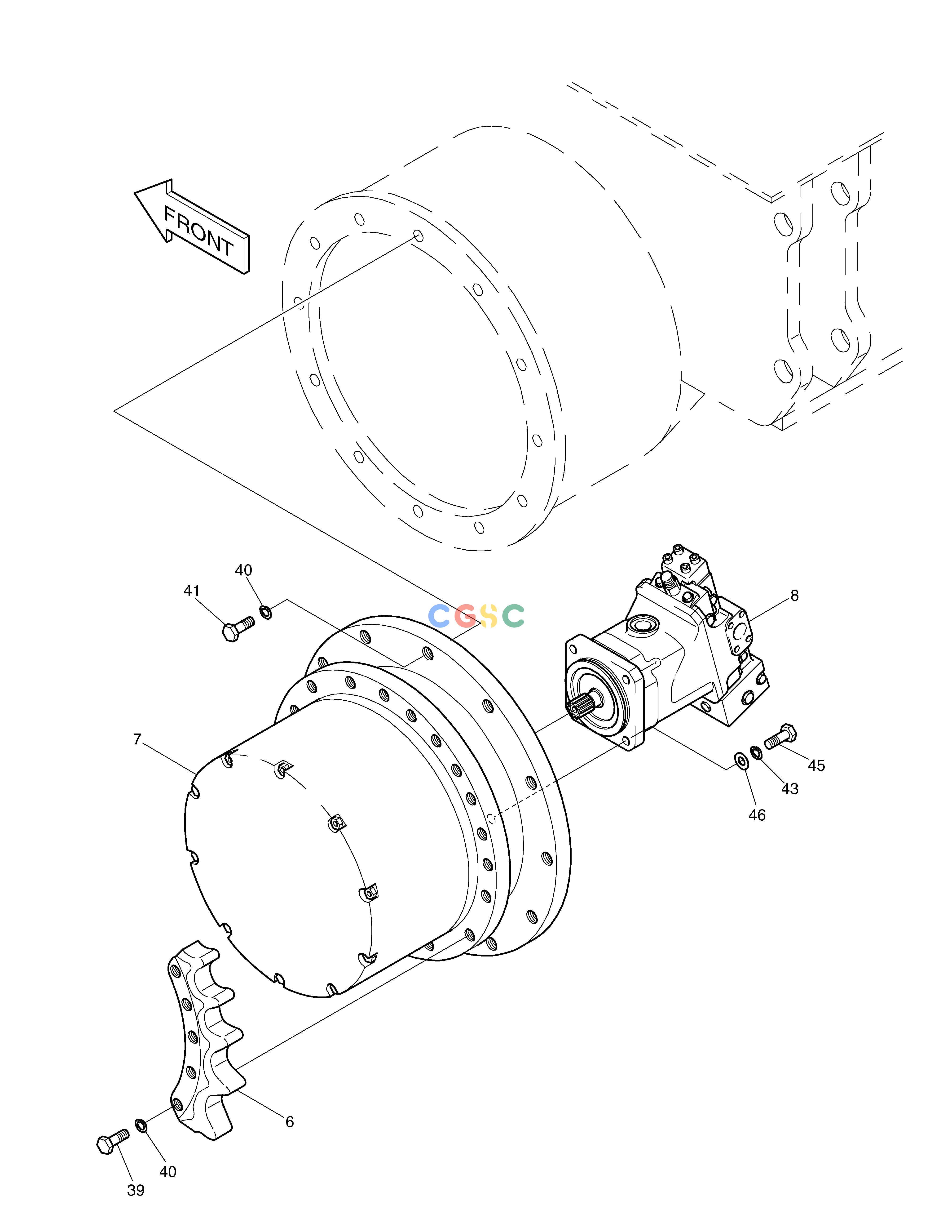 斗山零件查询PROPELLING DEVICE DD80 Doosan parts catalog online