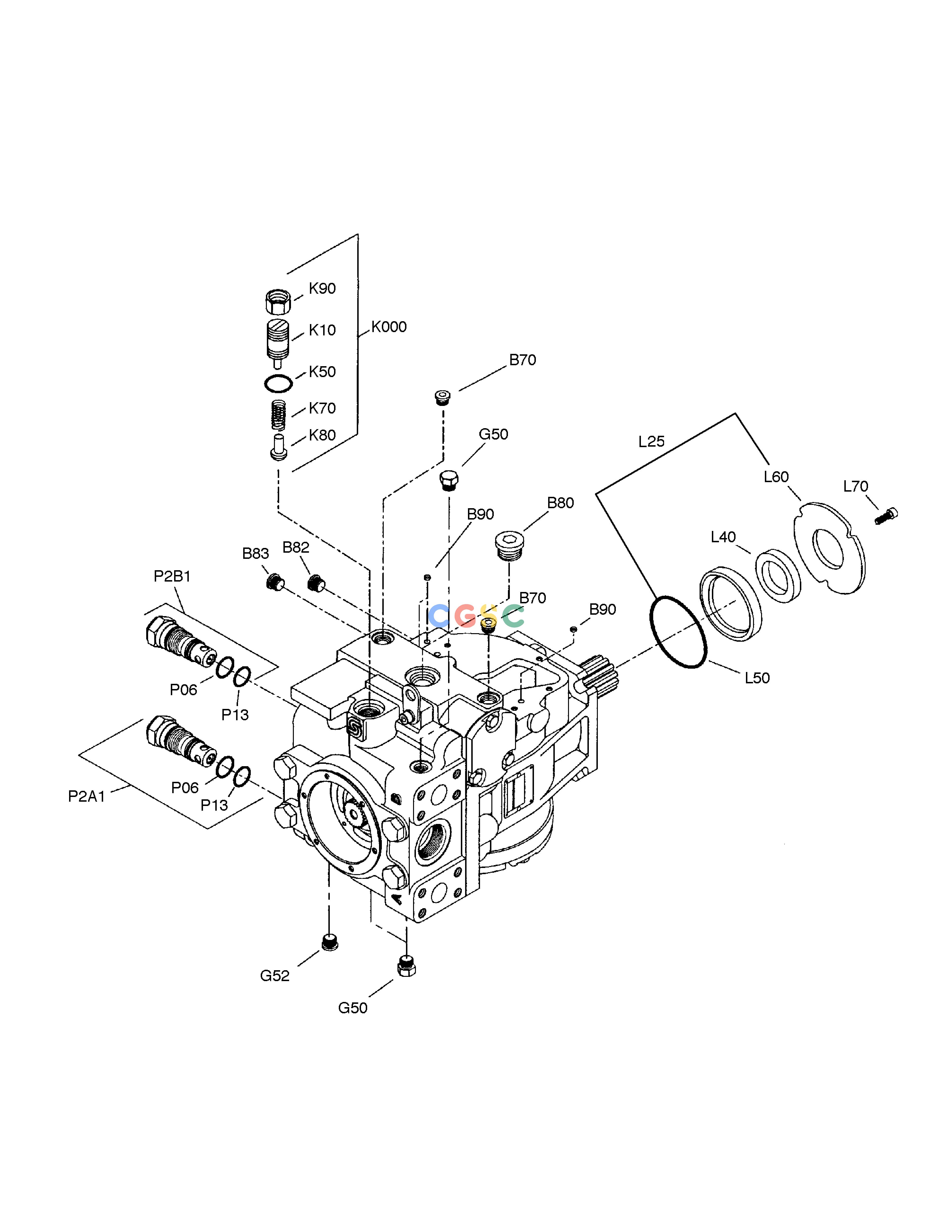 斗山零件查询PUMP(1) DD80 Doosan parts catalog online