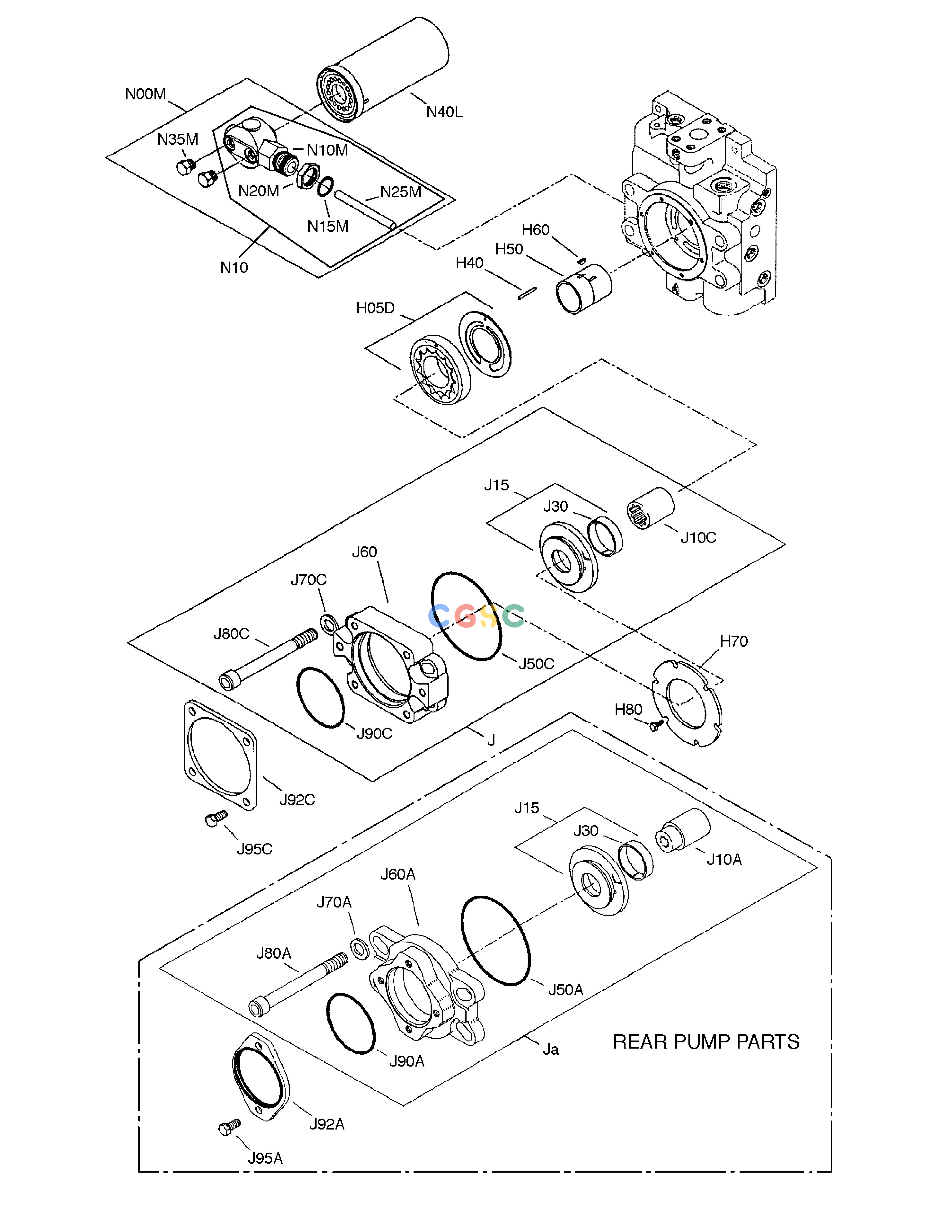 斗山零件查询PUMP(3) DD80 Doosan parts catalog online