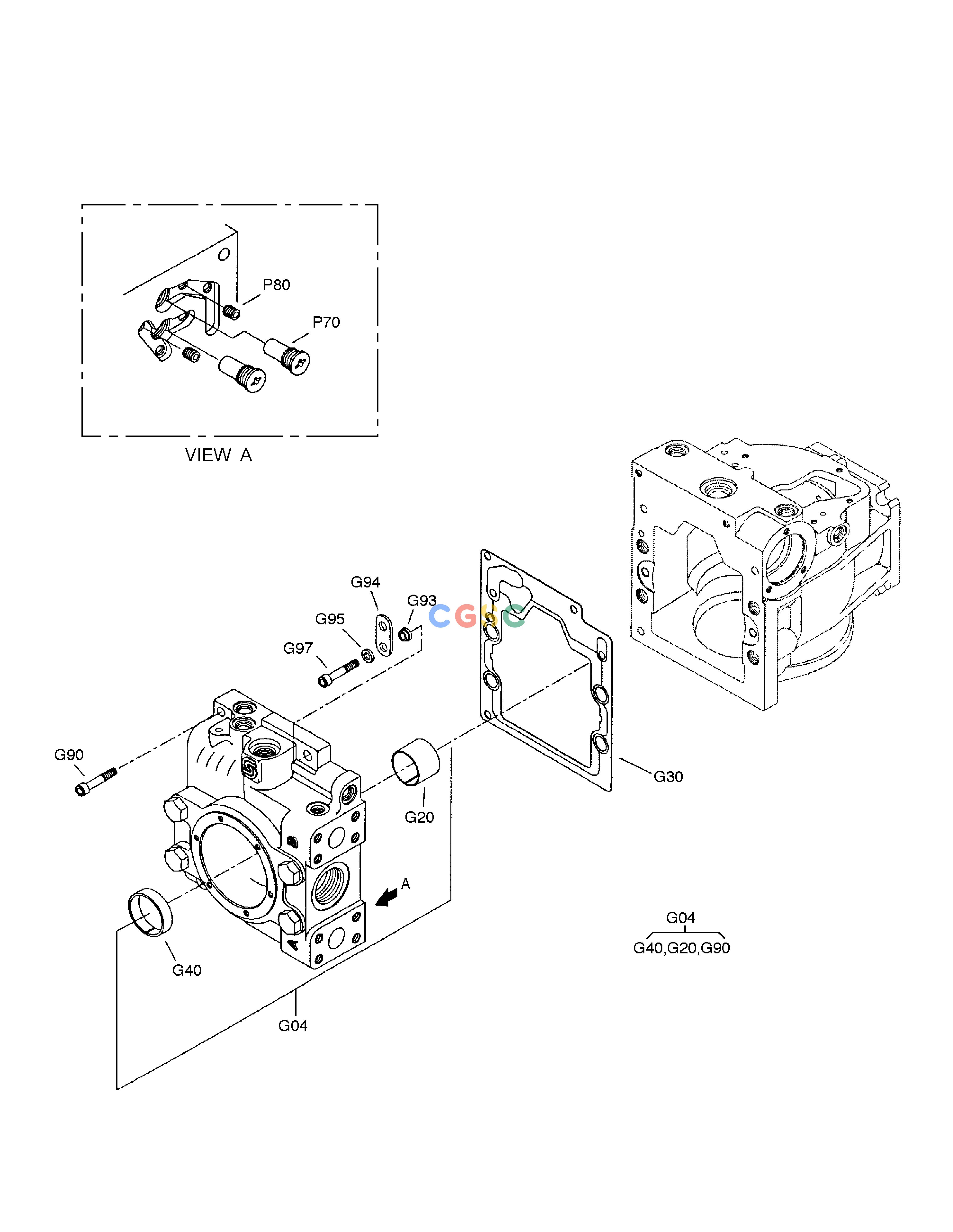 斗山零件查询PUMP(6) DD80 Doosan parts catalog online