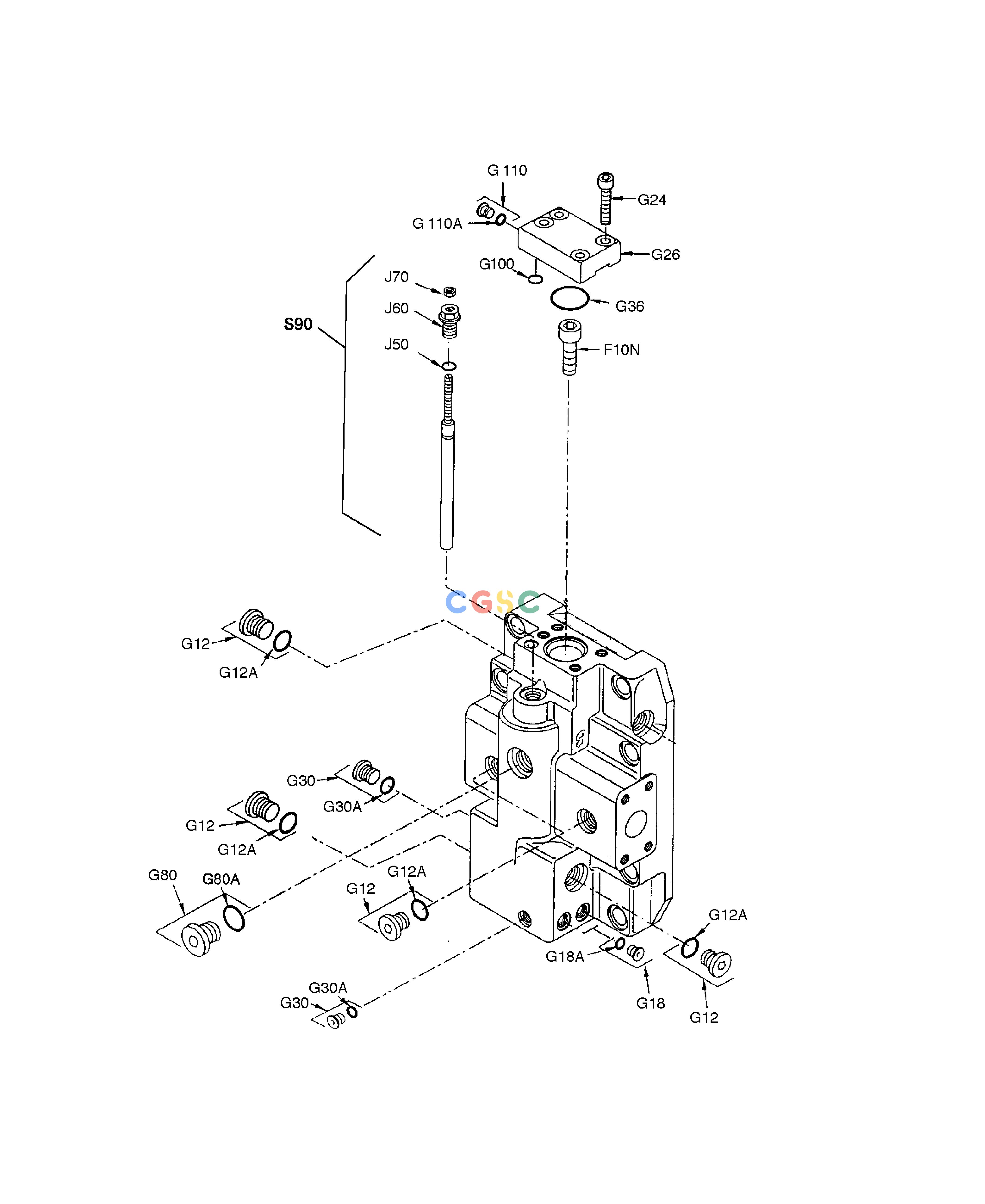 斗山零件查询TRAVEL MOTOR(COVER) DD80 Doosan parts catalog online