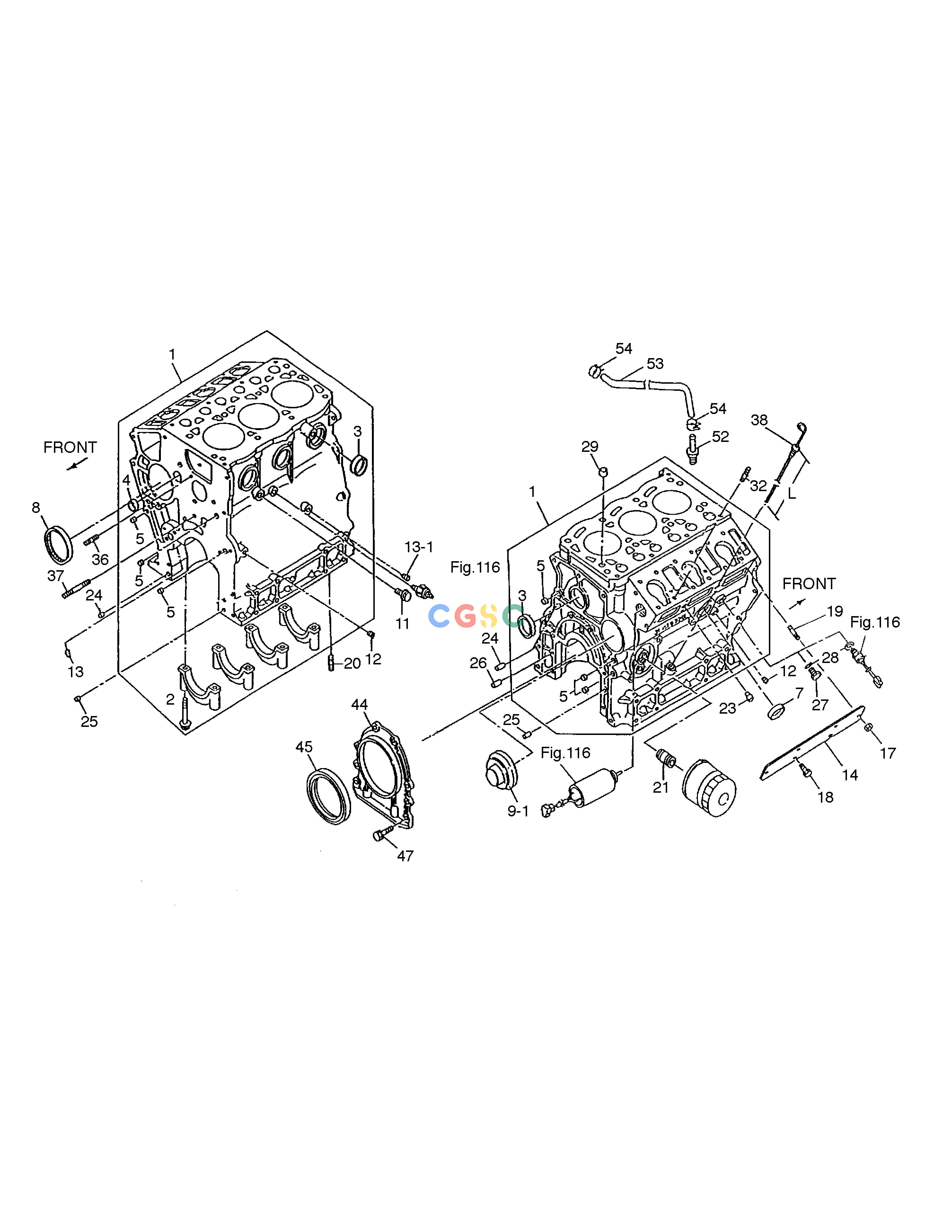斗山零件查询CYLINDER BLOCK SOLAR 030 Doosan parts catalog online