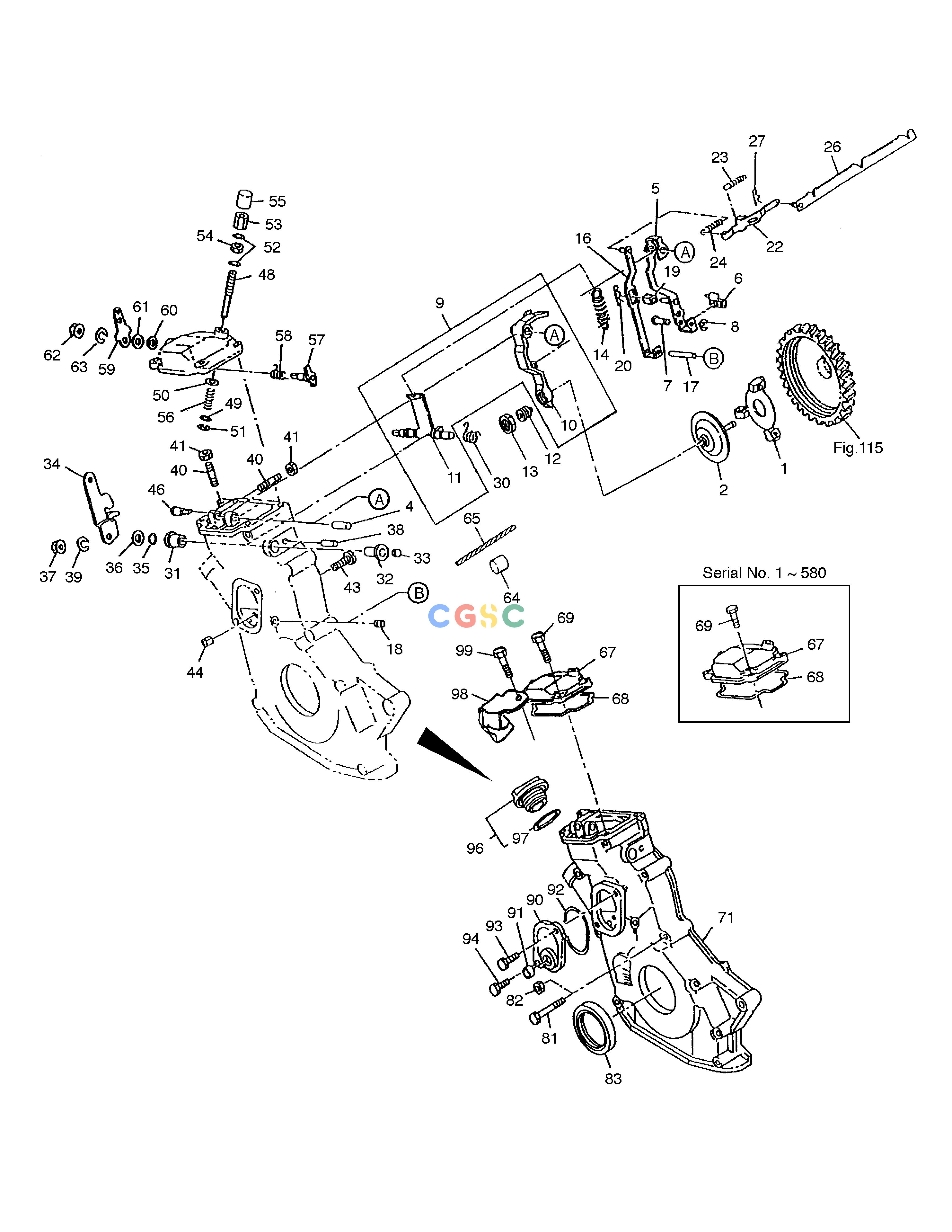 斗山零件查询TIMING GEAR CASE SOLAR 030 Doosan parts catalog online