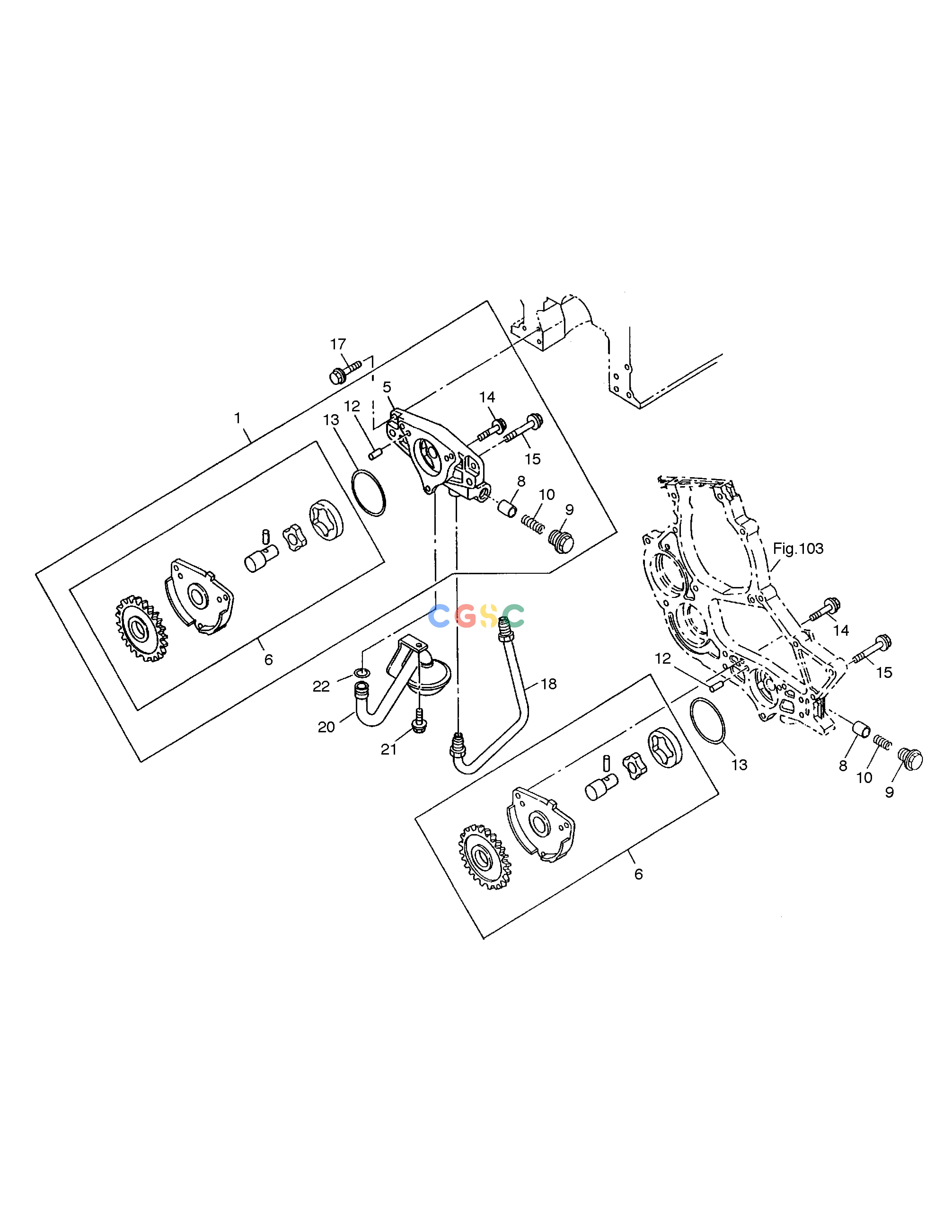 斗山零件查询OIL PUMP SOLAR 030 Doosan parts catalog online
