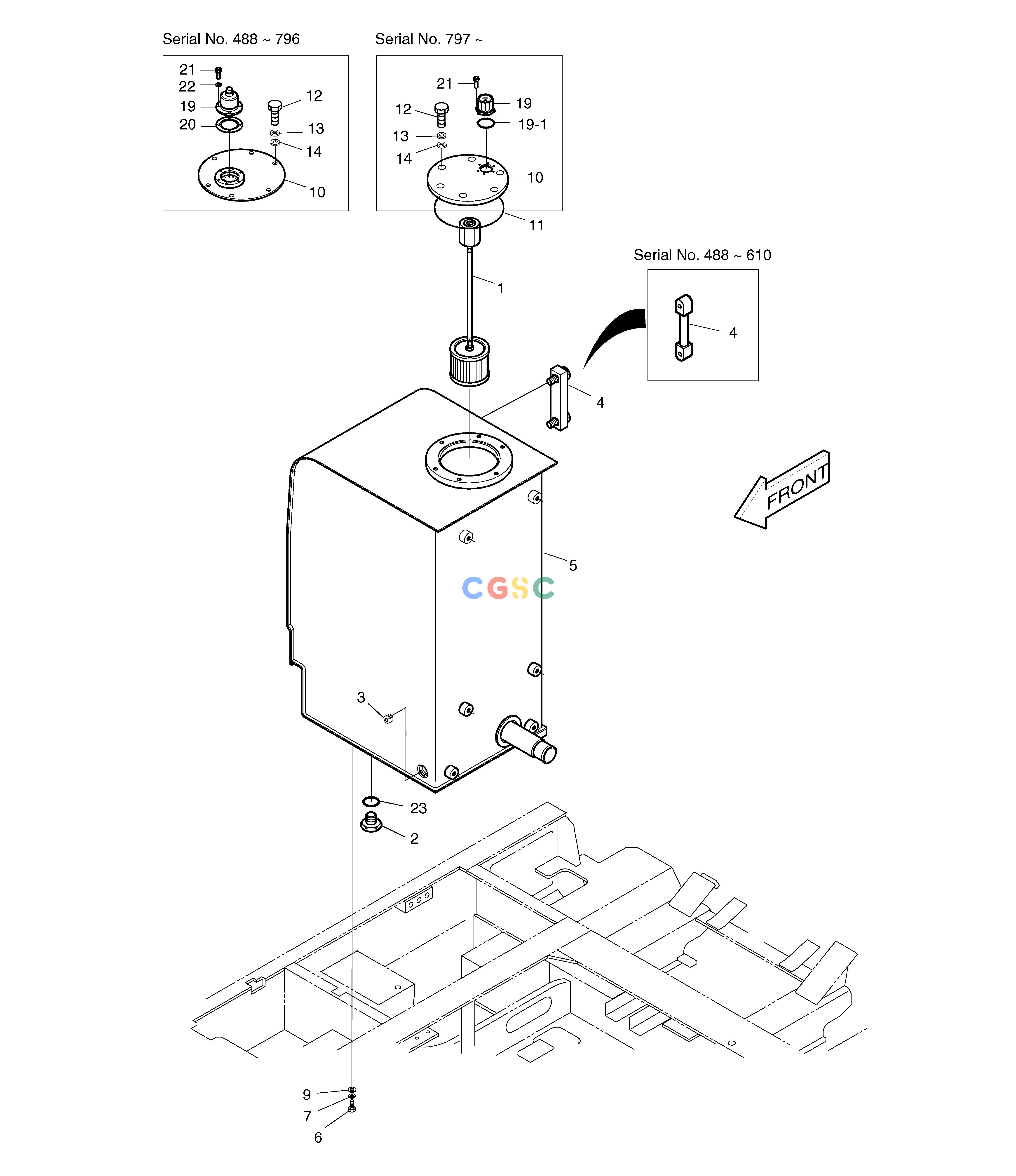 斗山零件查询OIL TANK SOLAR 030 Doosan parts catalog online