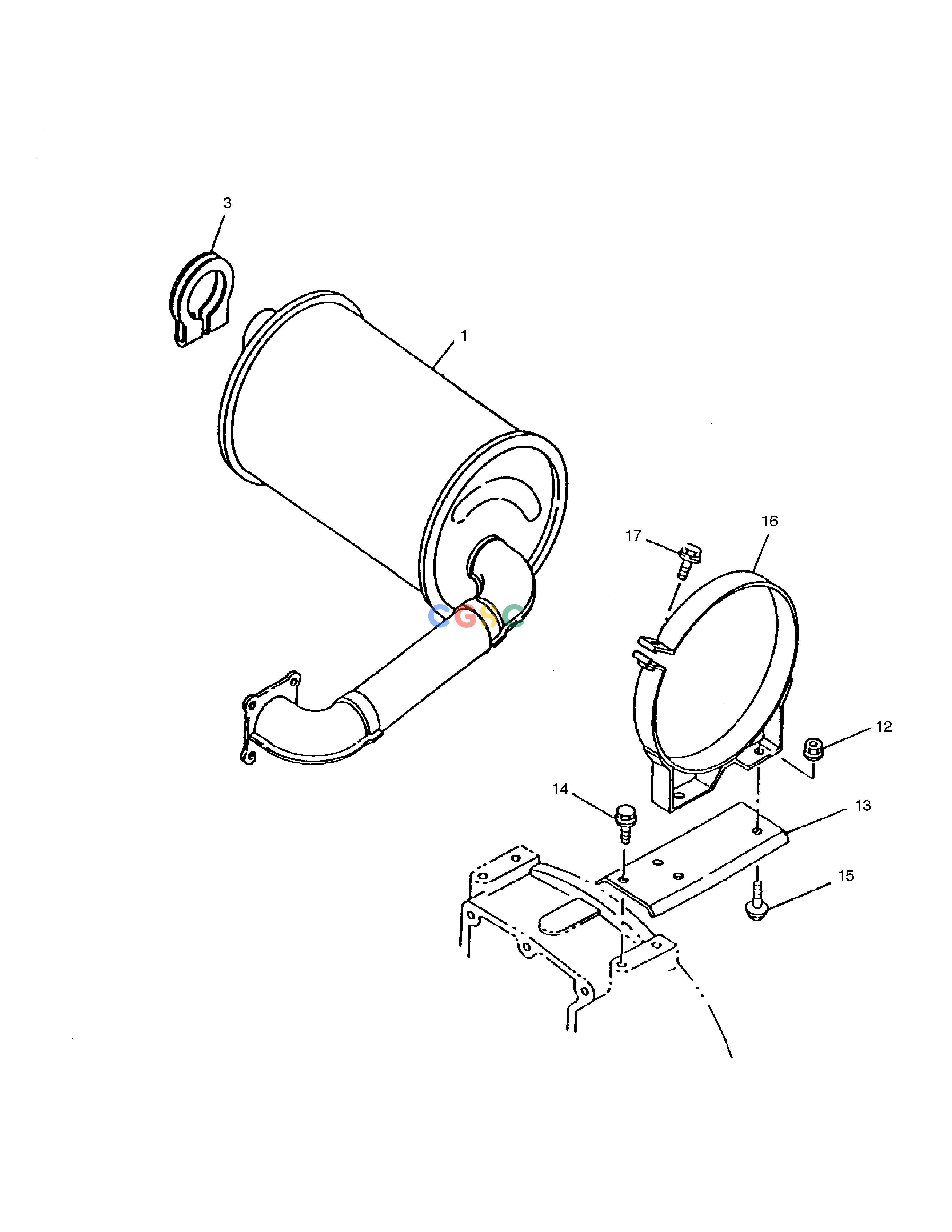 斗山零件查询MUFFLER SOLAR 030 Doosan parts catalog online