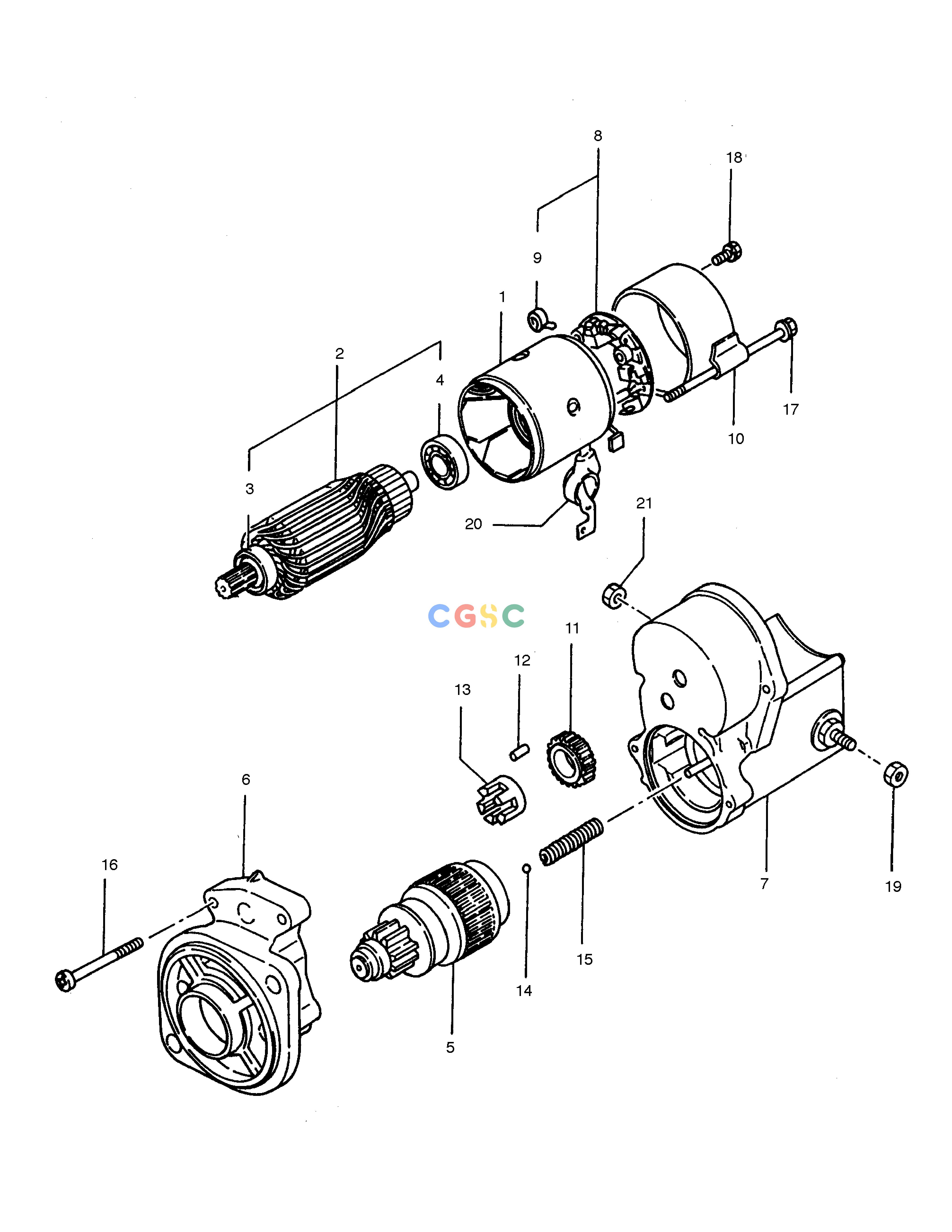 斗山零件查询STARTER SOLAR 030 Doosan parts catalog online