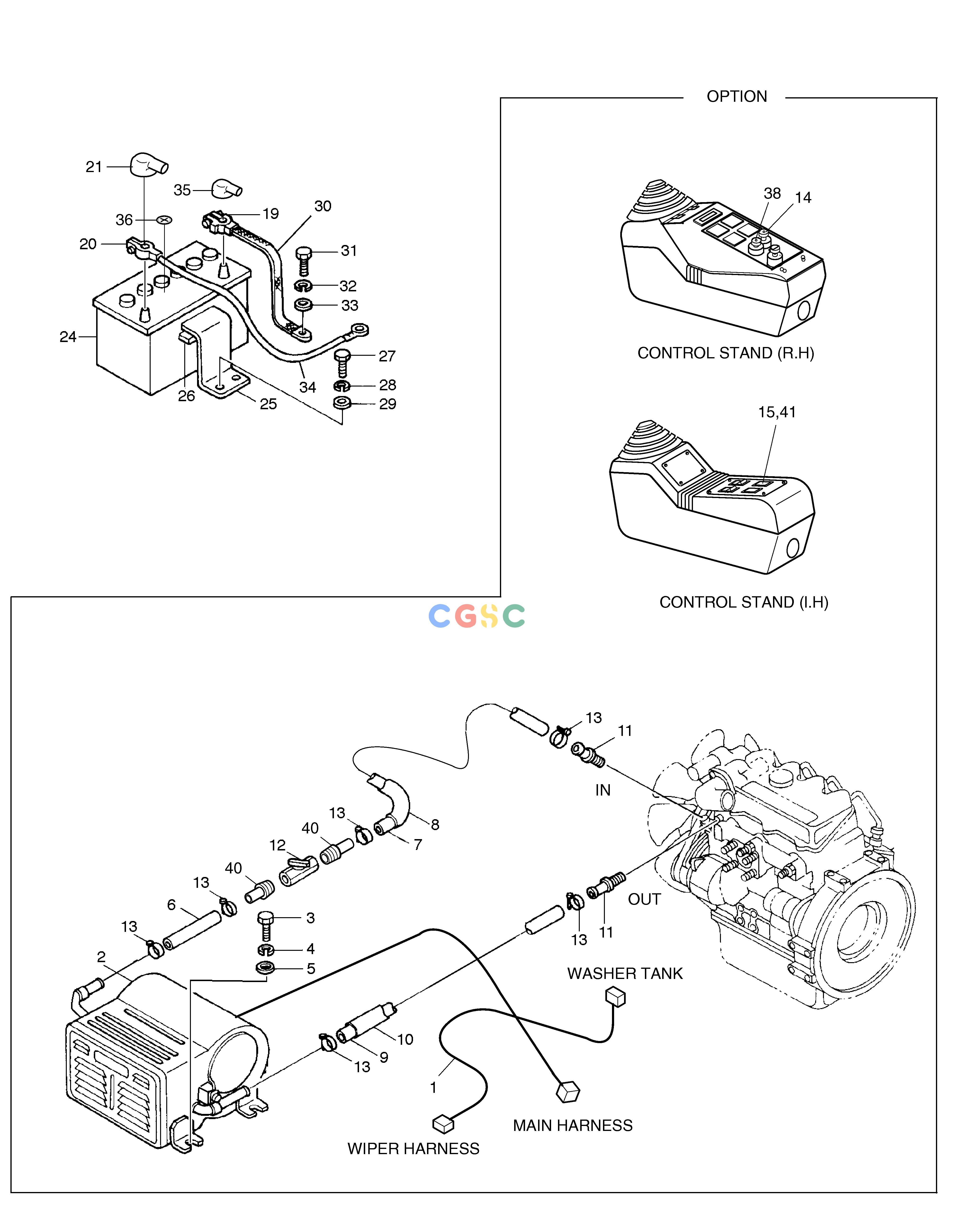 斗山零件查询ELECTRIC SYSTEM(2-1) SOLAR 030 Doosan parts catalog online
