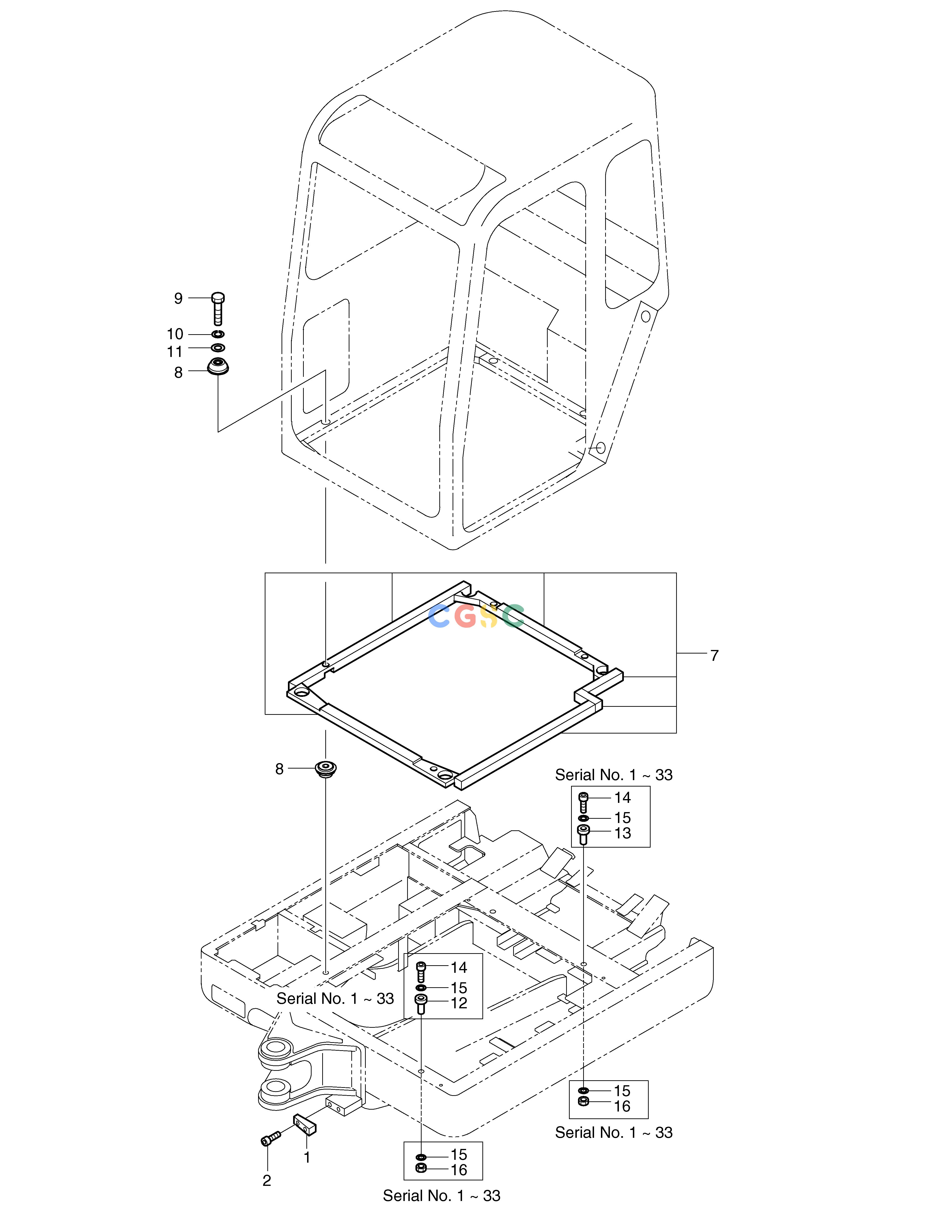 斗山零件查询CABIN SOLAR 030 Doosan parts catalog online