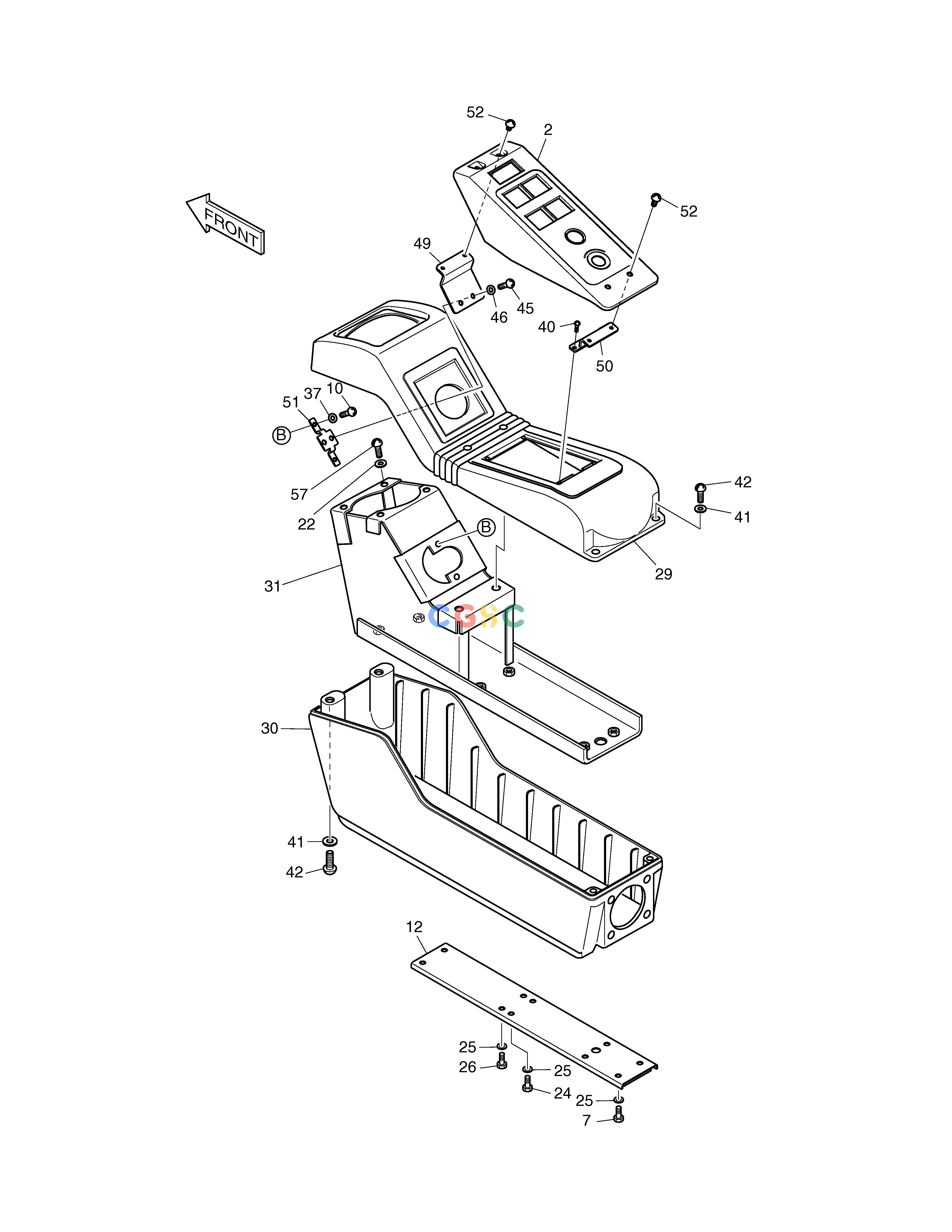 斗山零件查询CONTROL STAND(2)-R.H SOLAR 030 Doosan parts catalog online