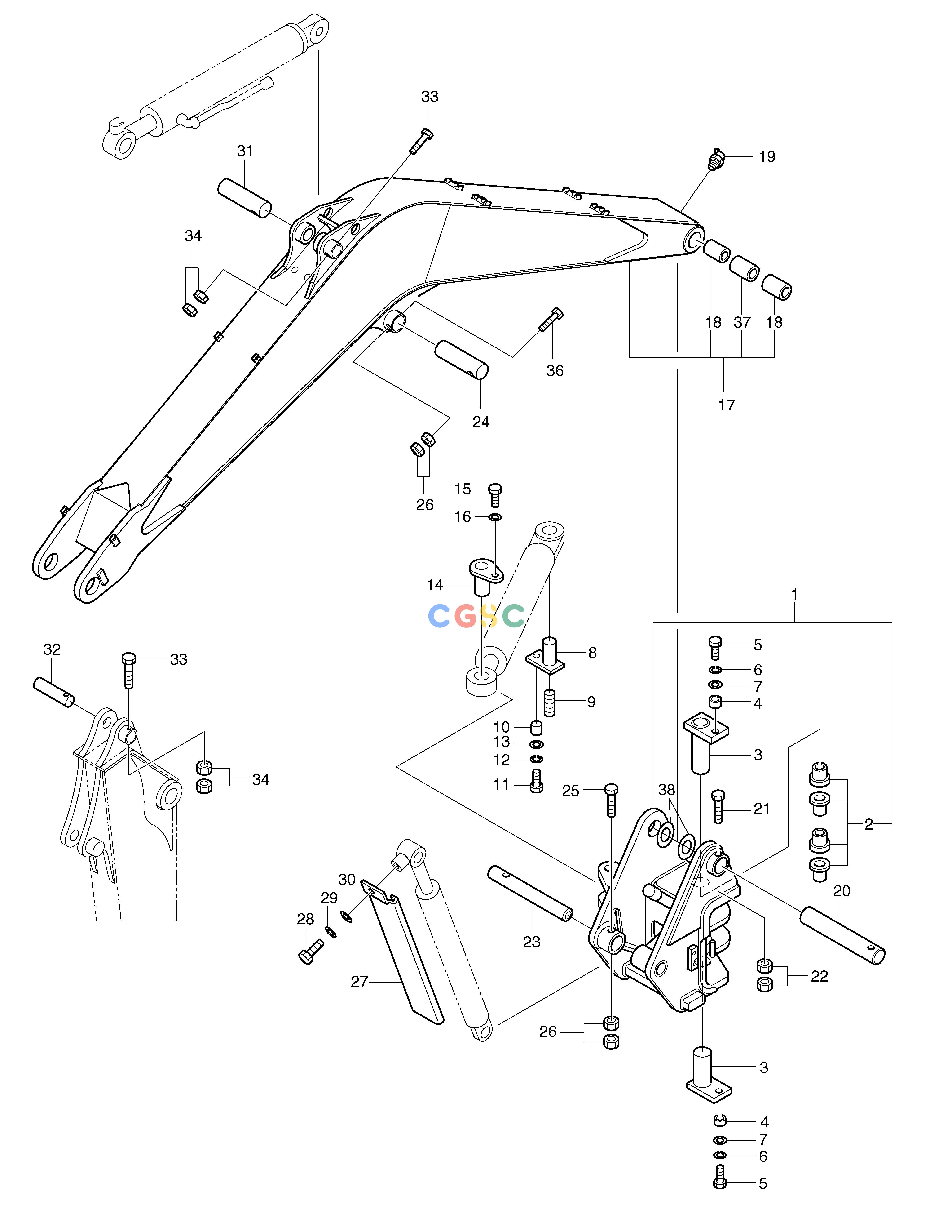 斗山零件查询FRONT(1) SOLAR 030 Doosan parts catalog online