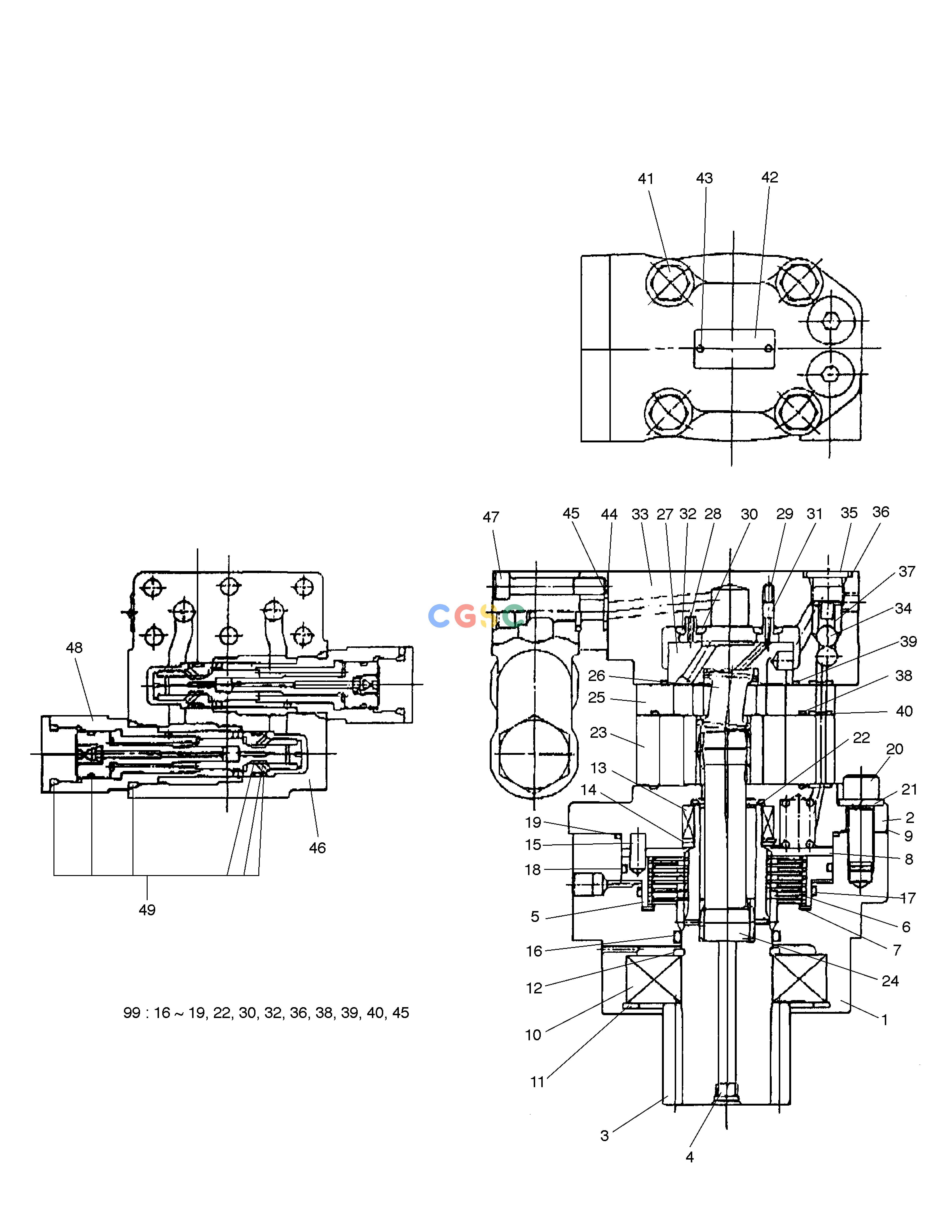 斗山零件查询SWING MOTOR SOLAR 030 Doosan parts catalog online