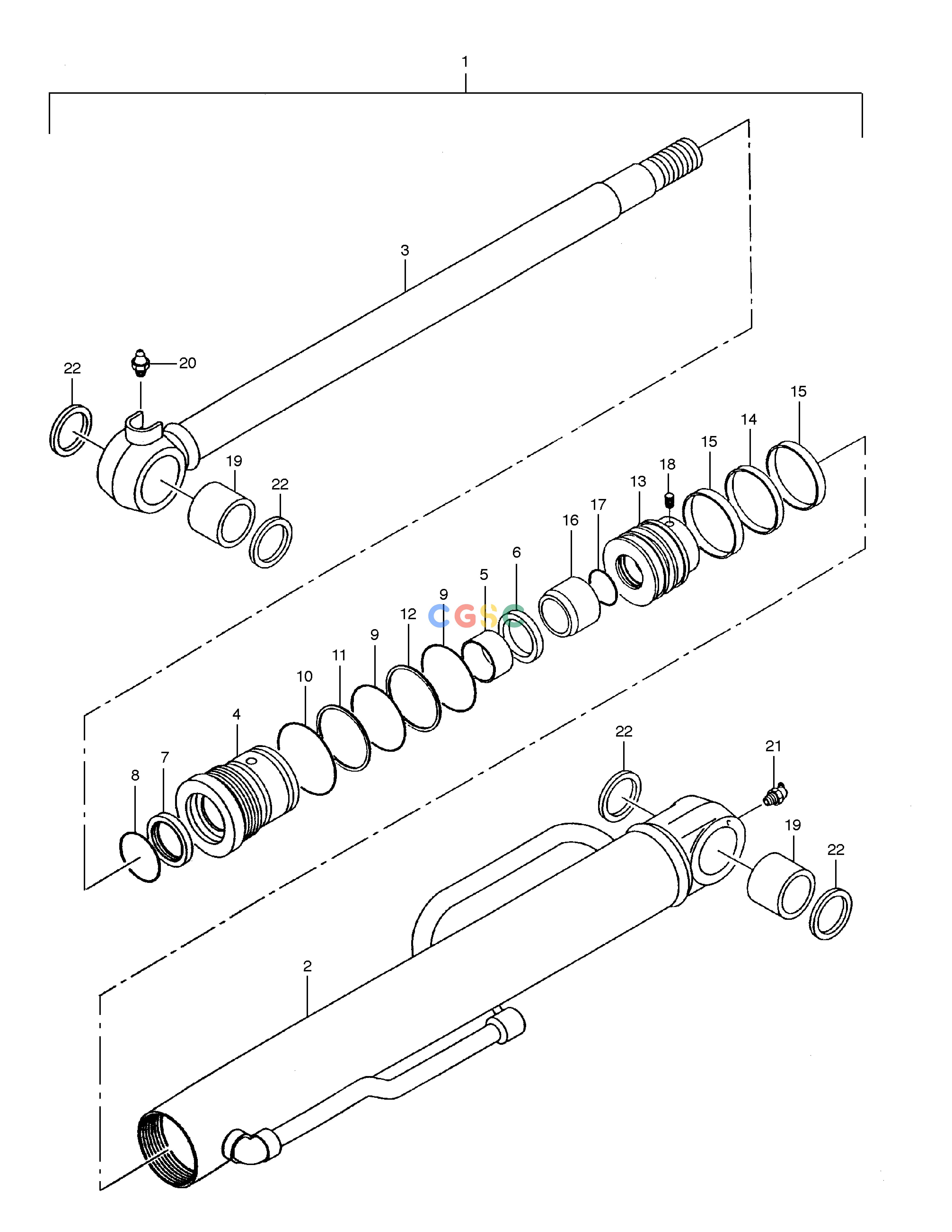 斗山零件查询ARM CYLINDER SOLAR 030 Doosan parts catalog online