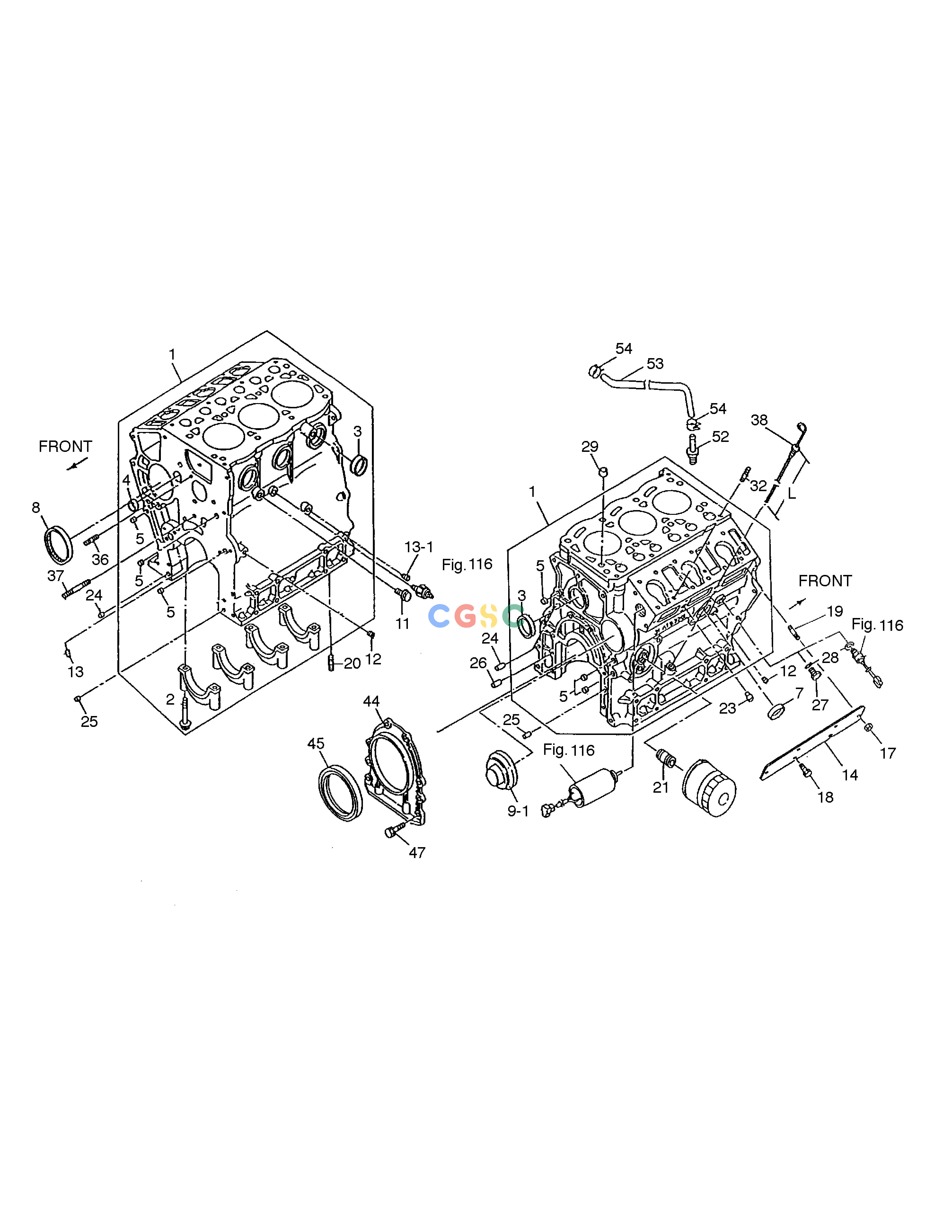 斗山零件查询CYLINDER BLOCK SOLAR 035 Doosan parts catalog online