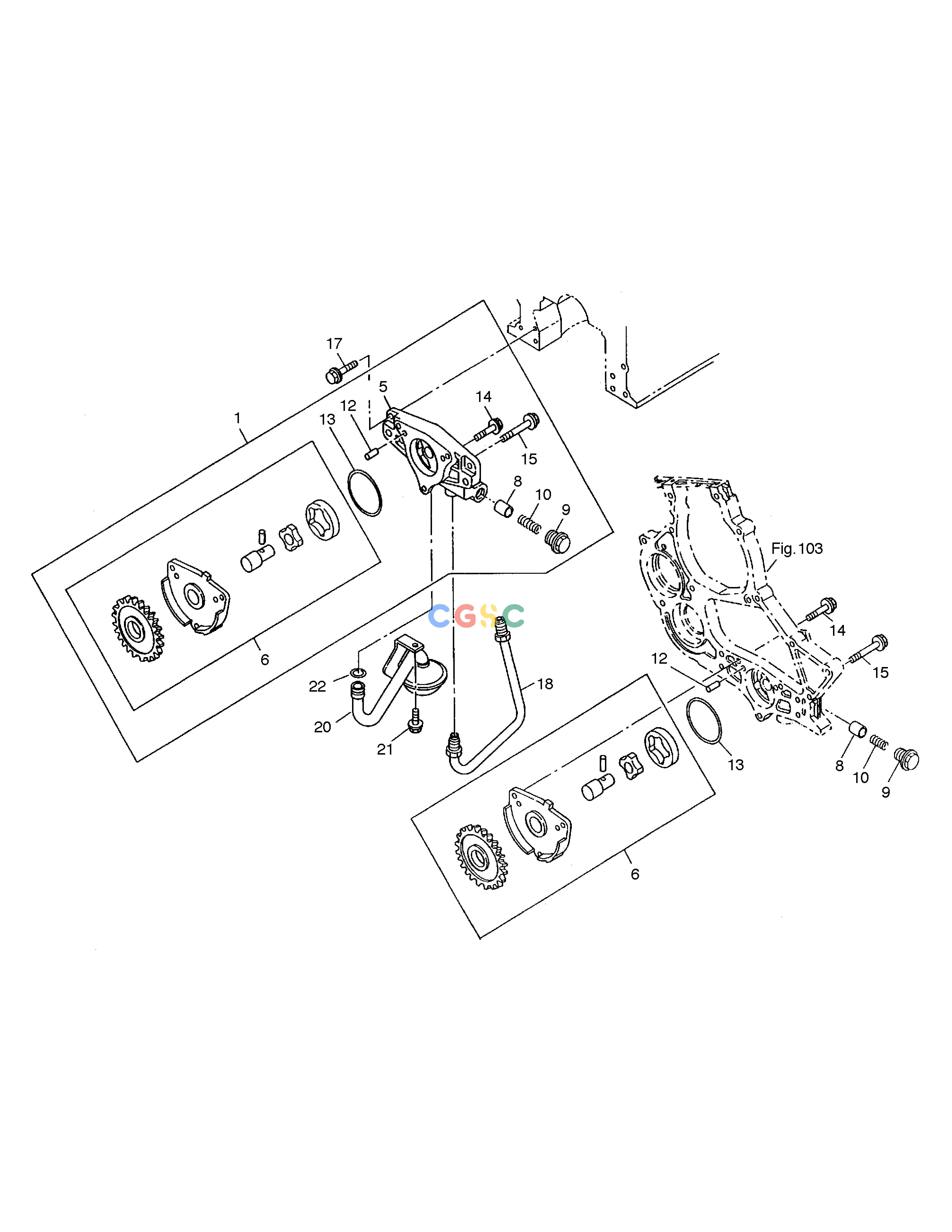 斗山零件查询OIL PUMP SOLAR 035 Doosan parts catalog online