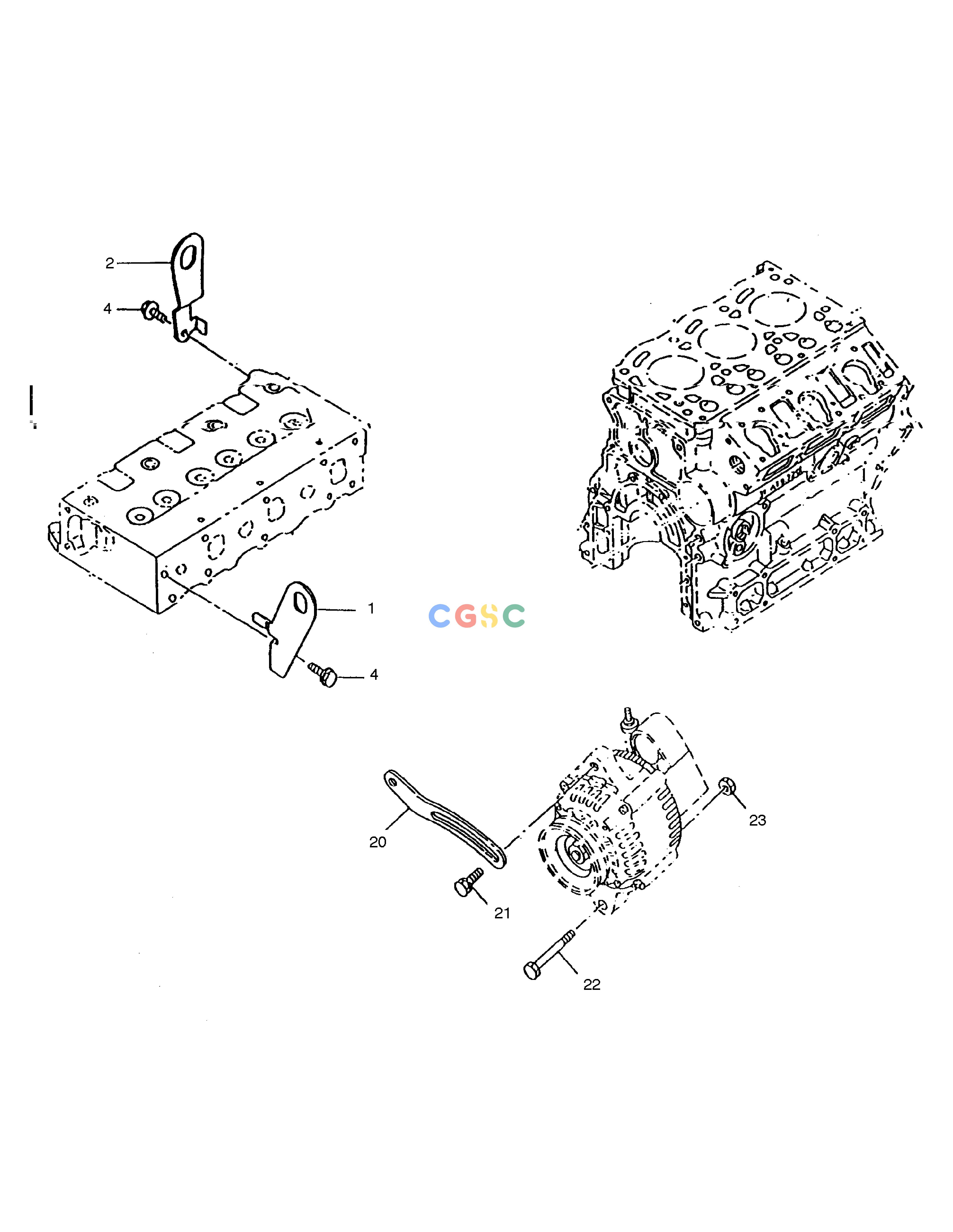 斗山零件查询ENGINE FOOT SOLAR 035 Doosan parts catalog online