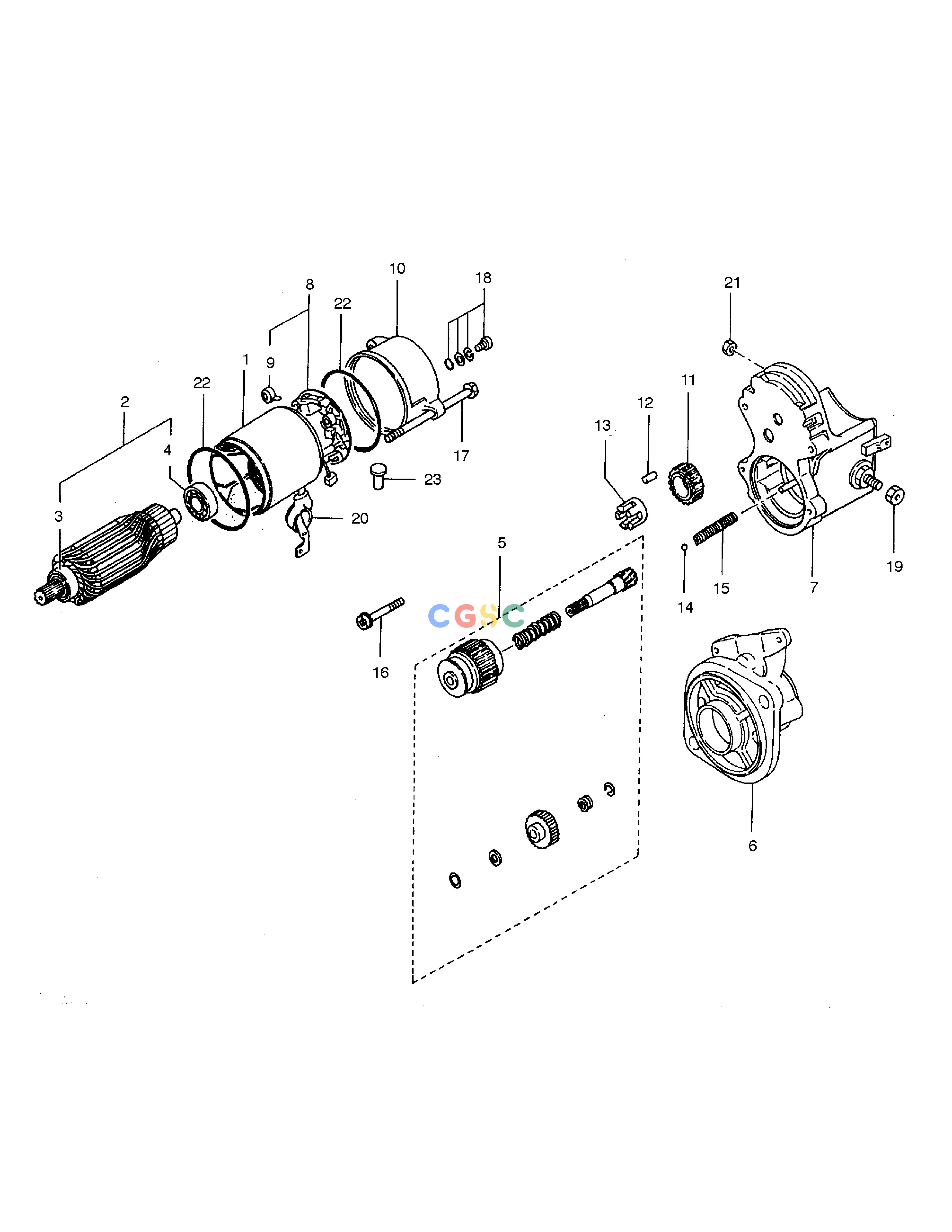 斗山零件查询STARTER SOLAR 035 Doosan parts catalog online