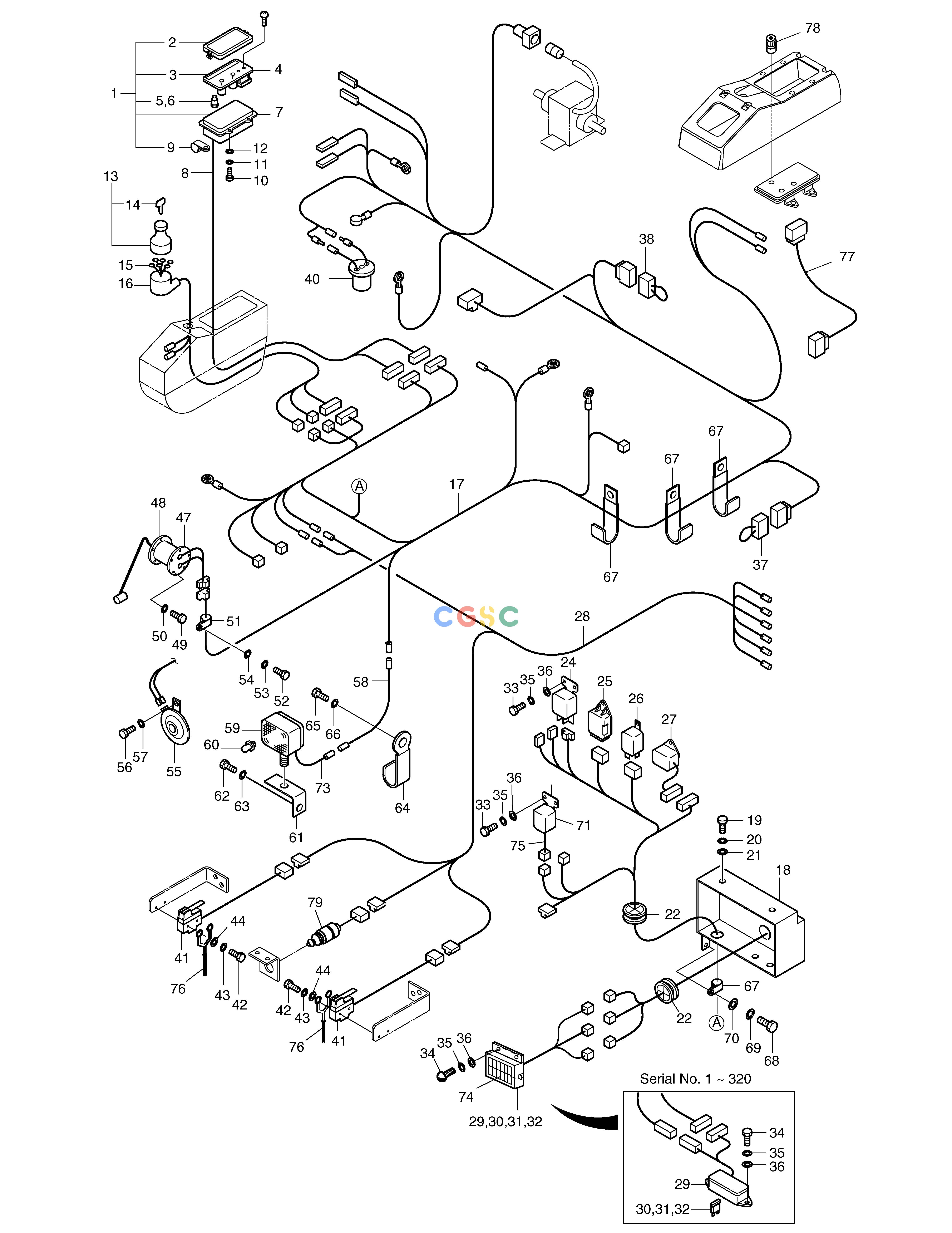 斗山零件查询ELECTRIC SYSTEM(1) SOLAR 035 Doosan parts catalog online