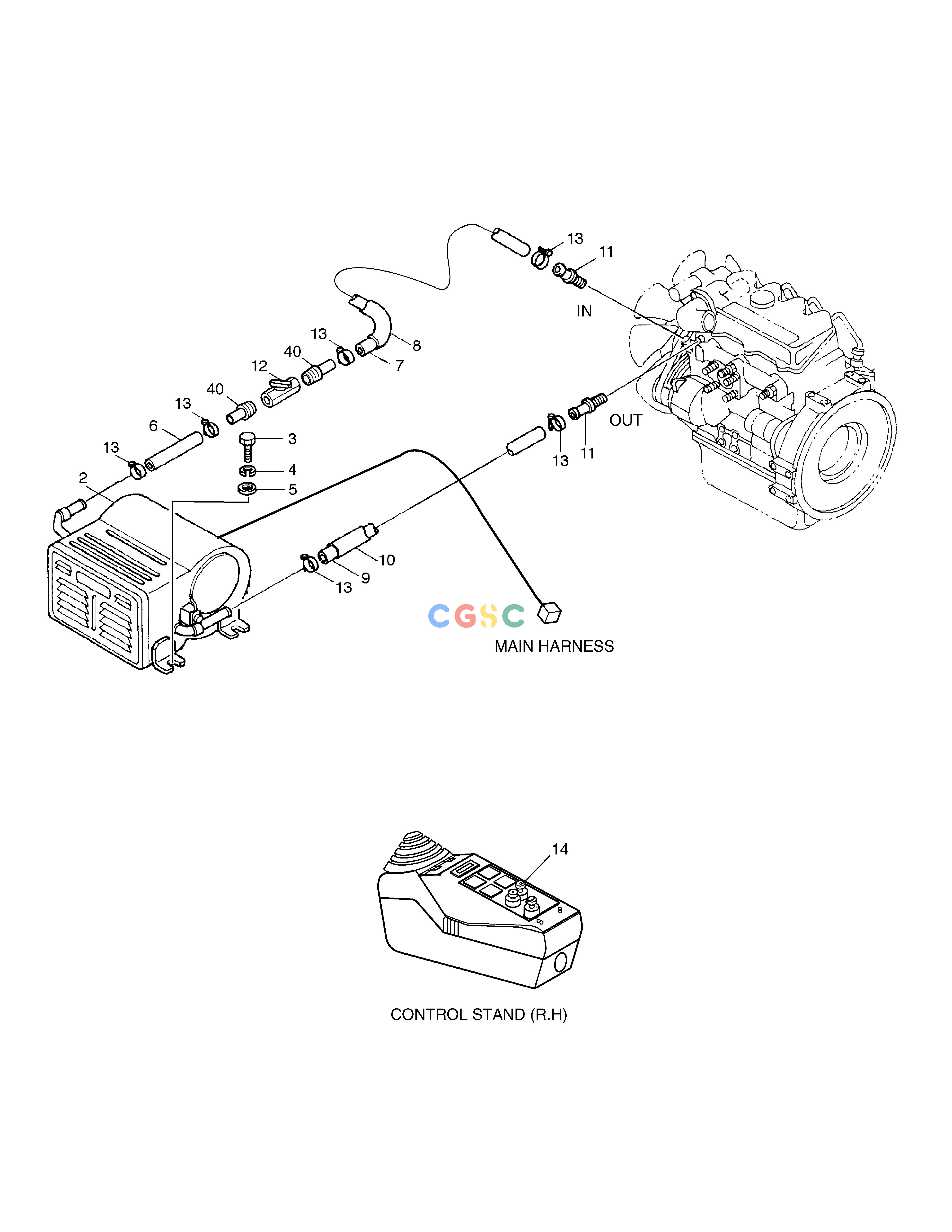 斗山零件查询HEATER PIPING SOLAR 035 Doosan parts catalog online