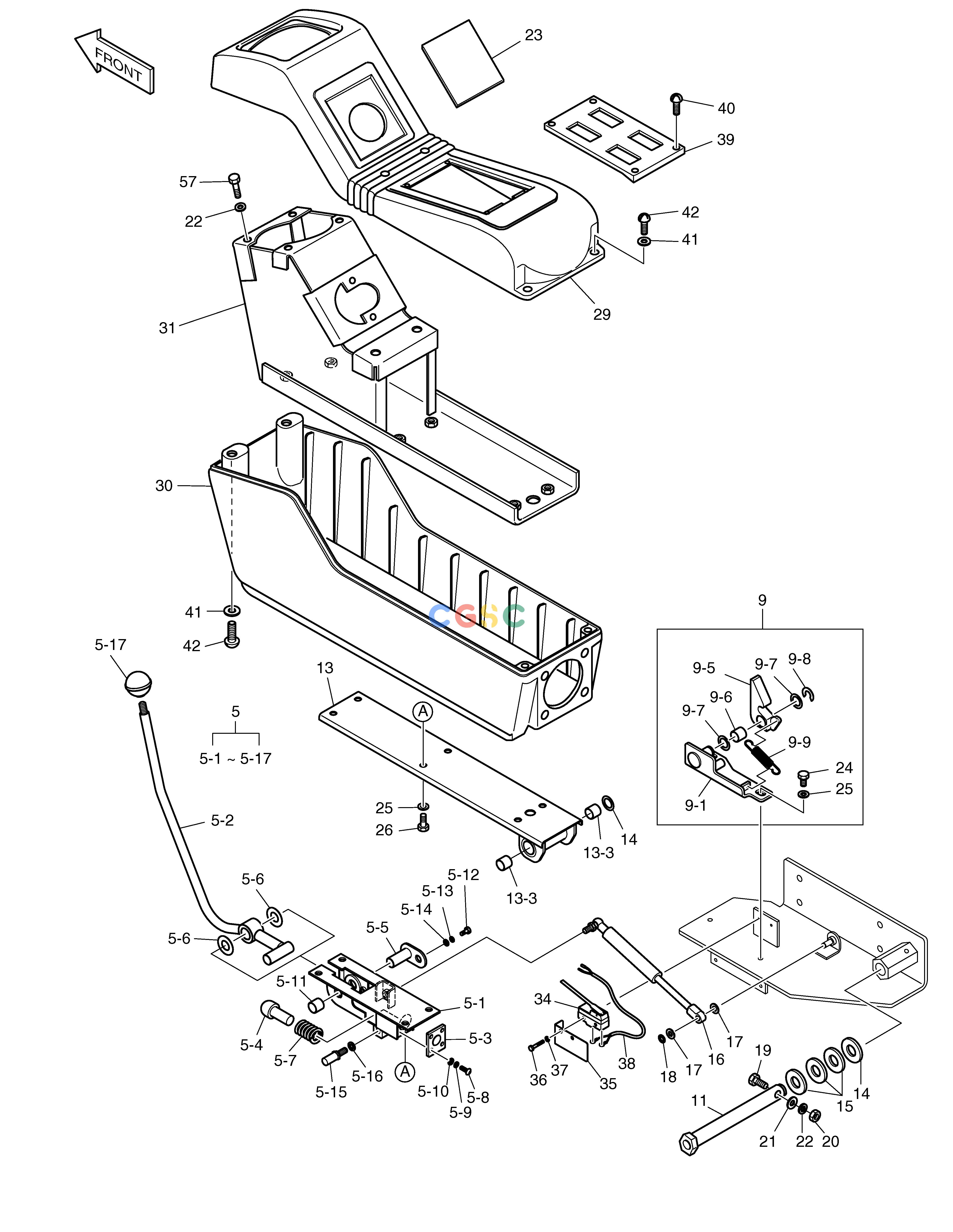 斗山零件查询CONTROL STAND(1)-L.H SOLAR 035 Doosan parts catalog online