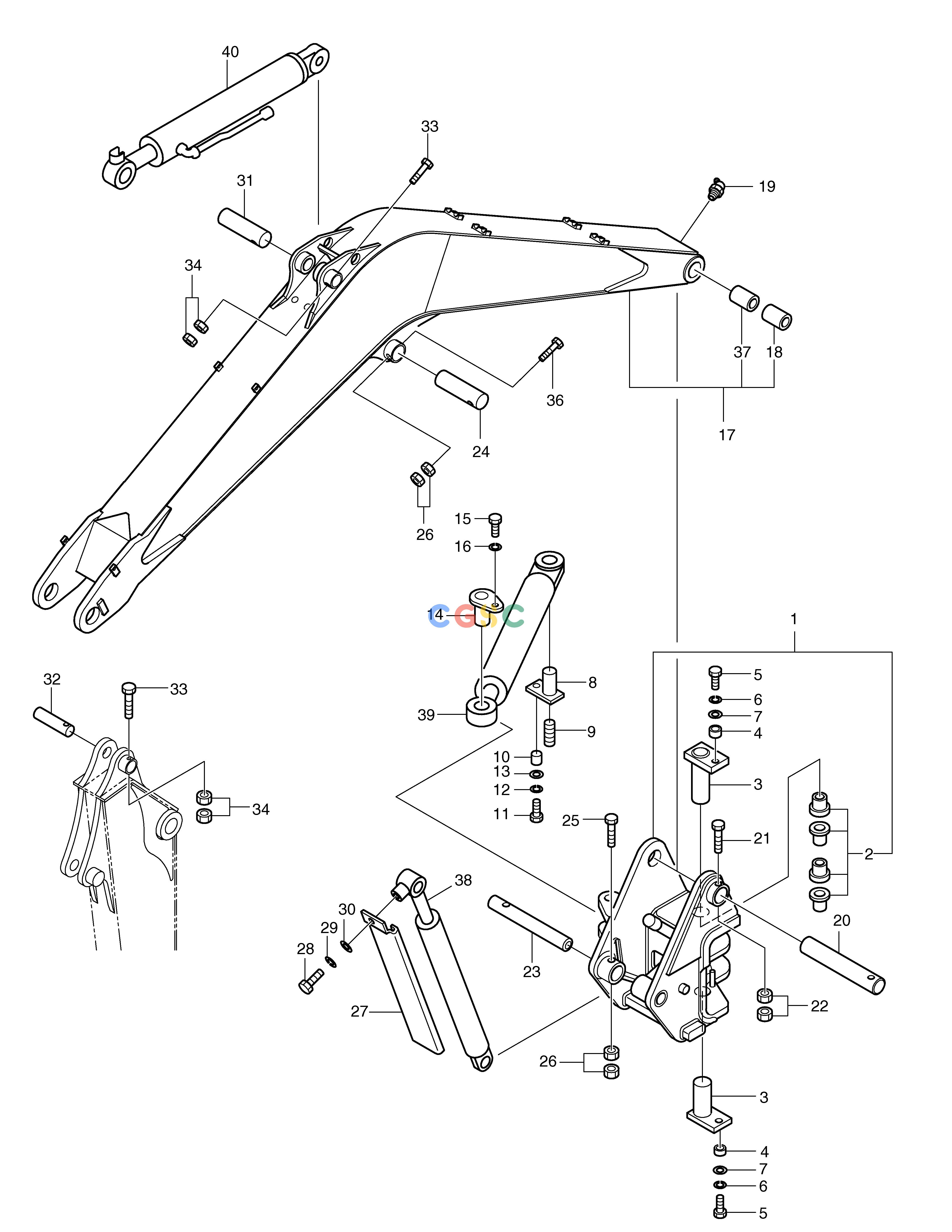 斗山零件查询FRONT(1) SOLAR 035 Doosan parts catalog online
