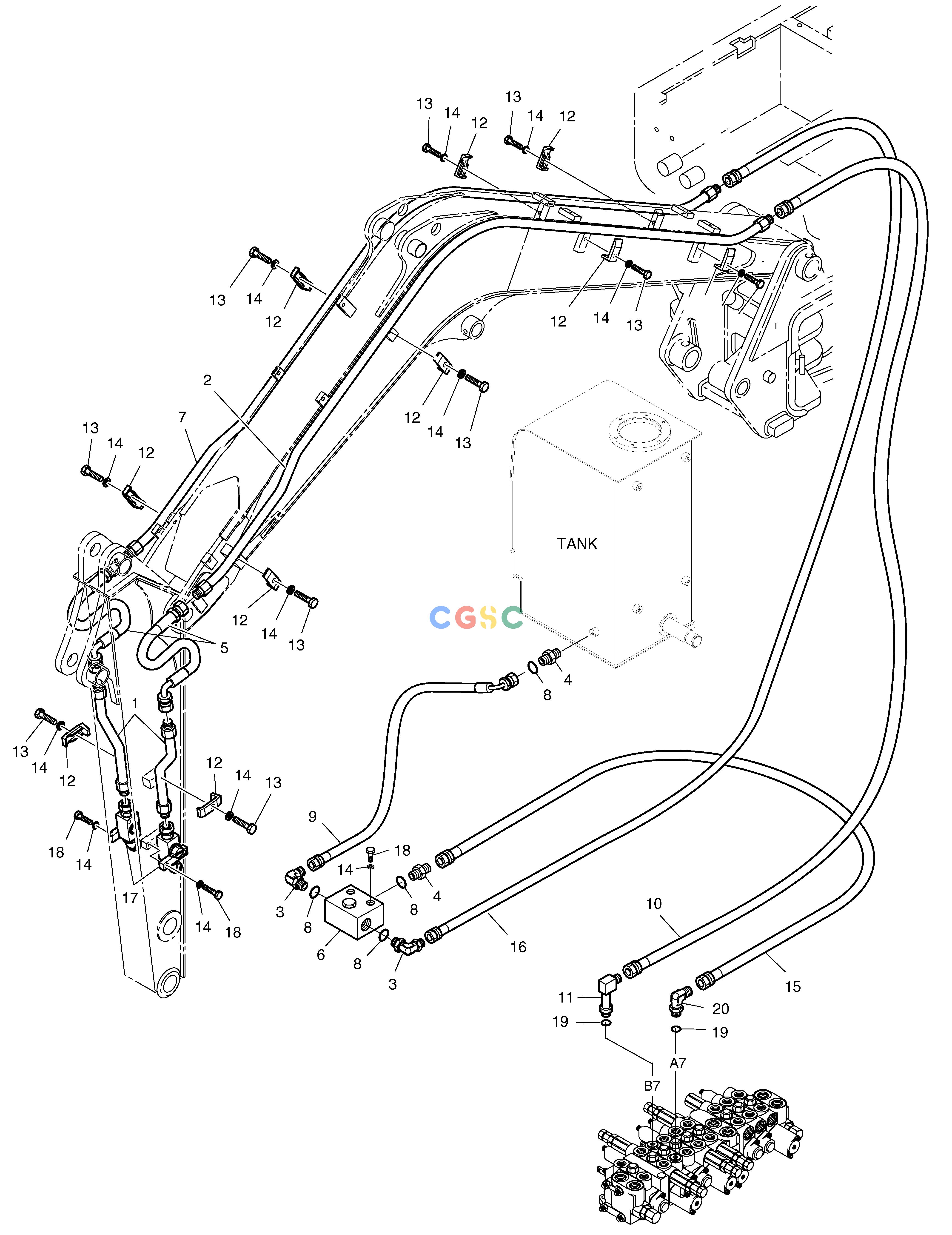 斗山零件查询SELECTOR PIPING SOLAR 035 Doosan parts catalog online