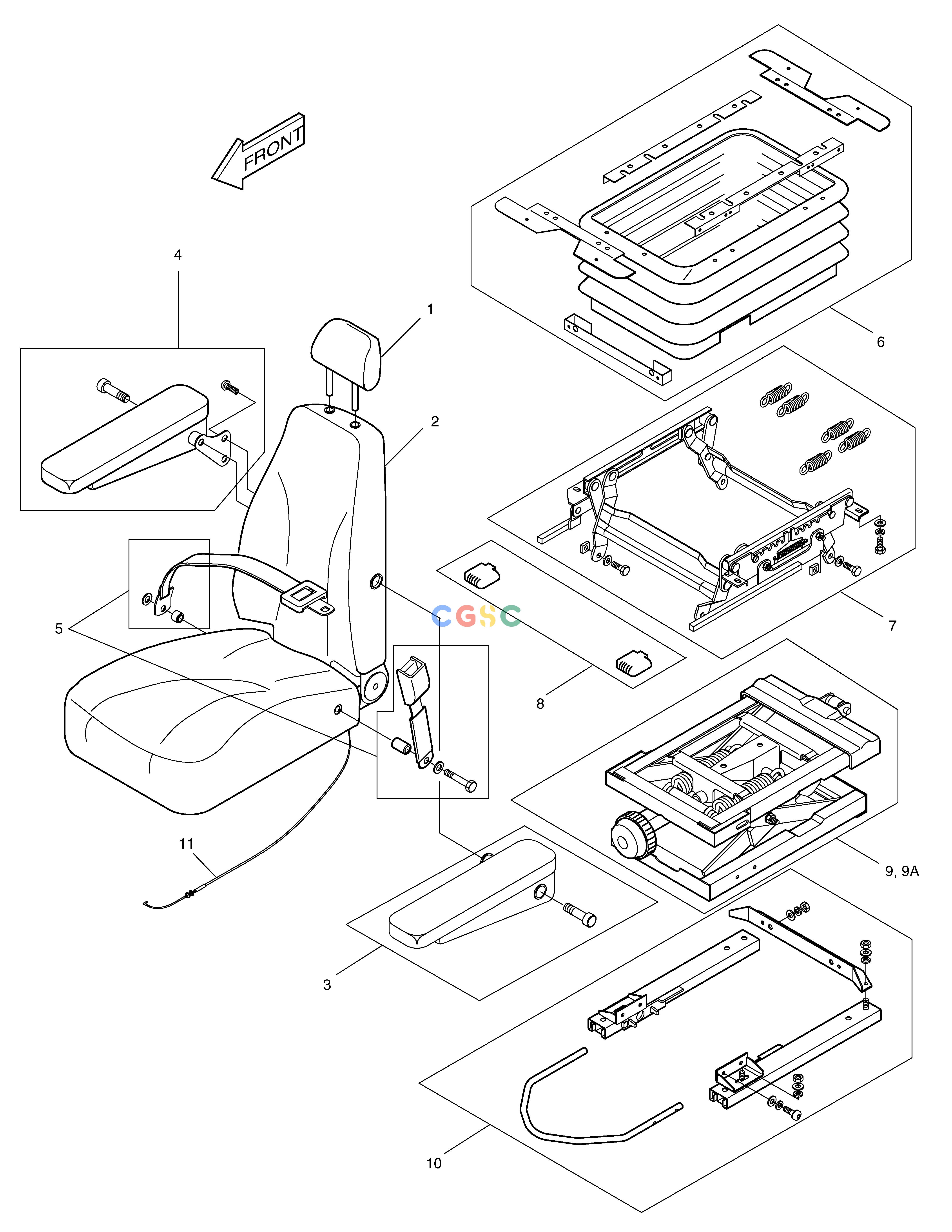 斗山零件查询SEAT-EUROPE & U.S.A SOLAR 290LC-V Doosan parts catalog online