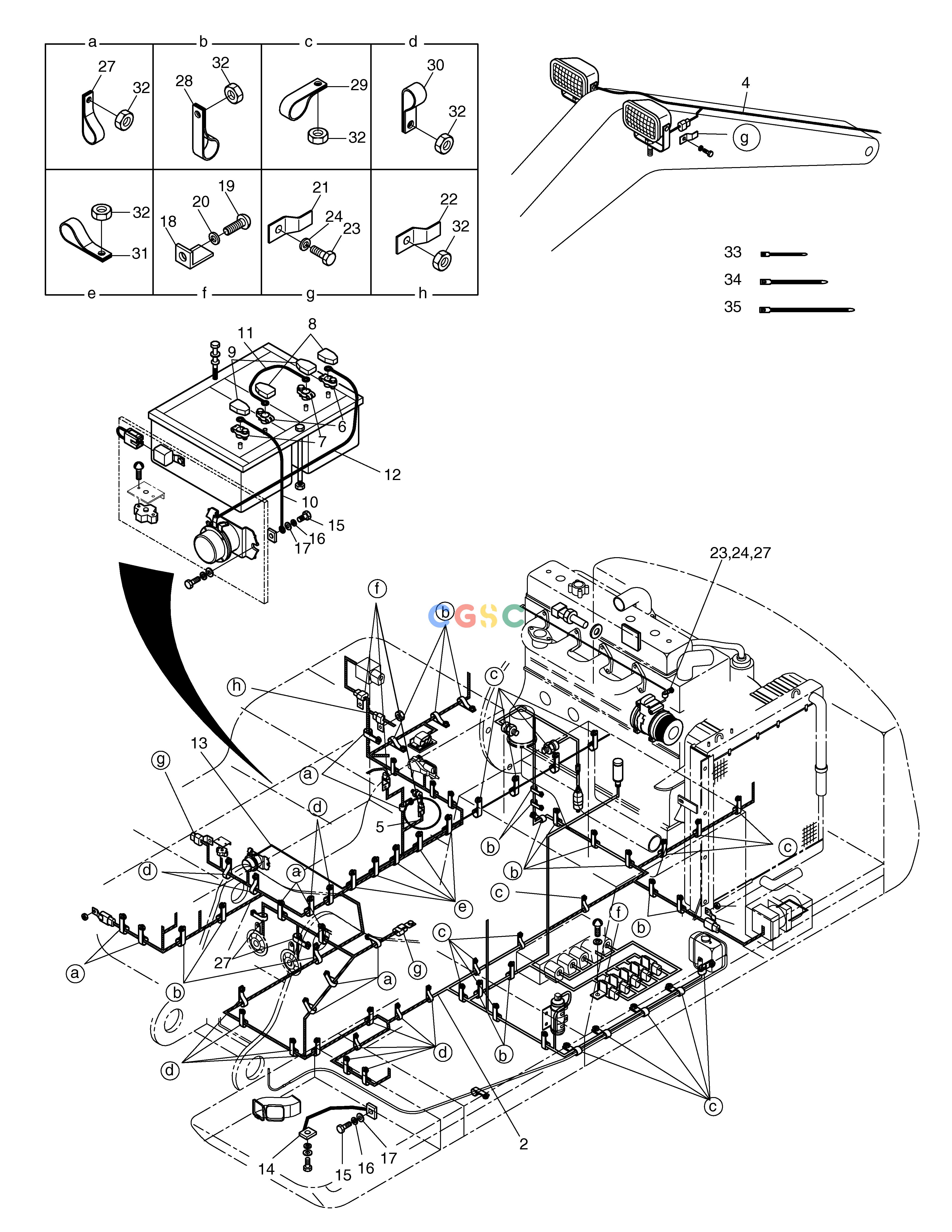 斗山零件查询ELECTRIC WIRING(1)-RELATED PARTS SOLAR 290LC-V Doosan parts catalog online