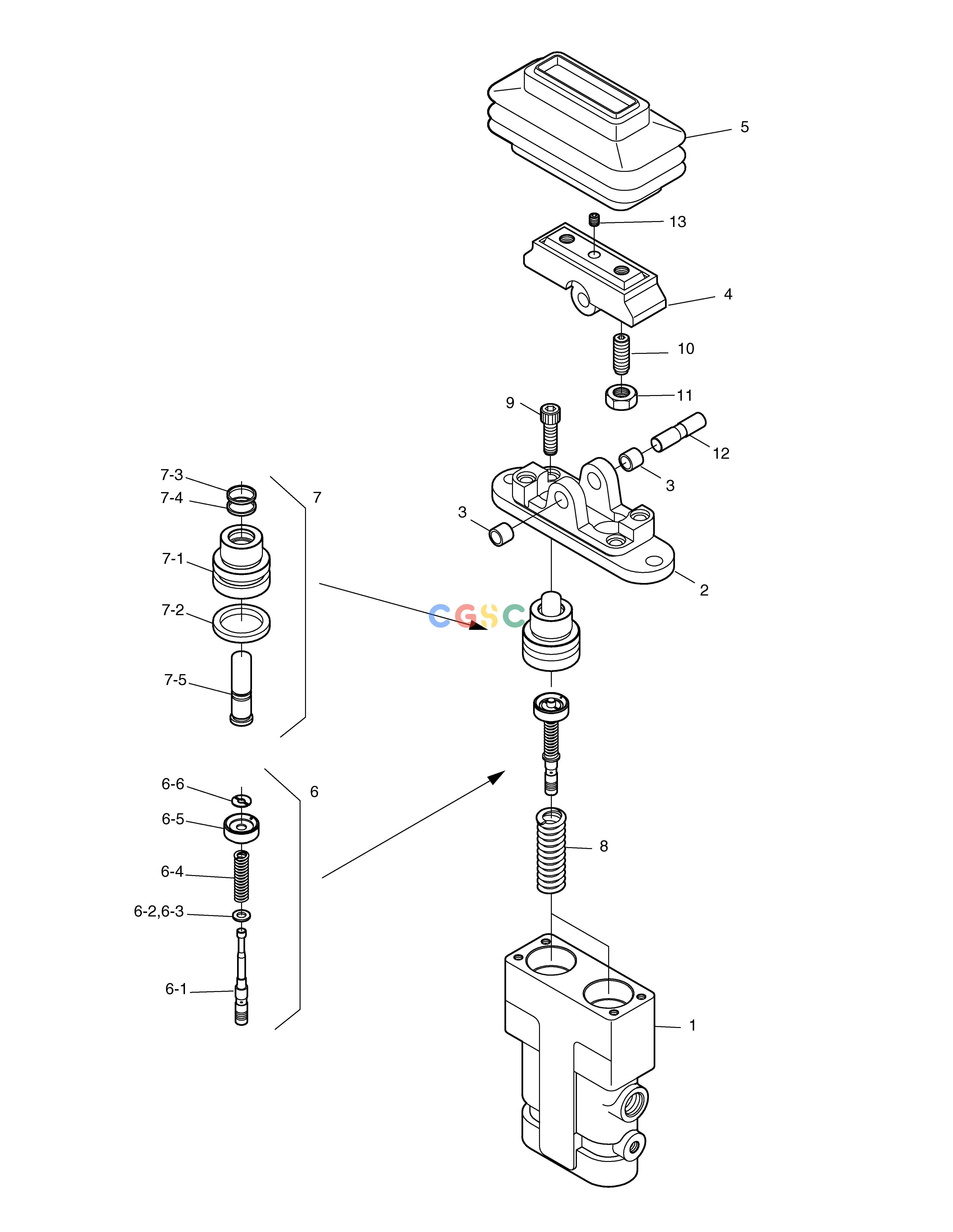 斗山零件查询PEDAL VALVE-BREAKER SOLAR 290LC-V Doosan parts catalog online